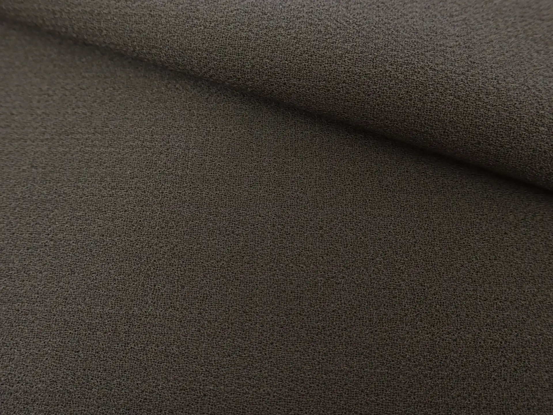 Italian Wool Double Crepe in Gunmetal 