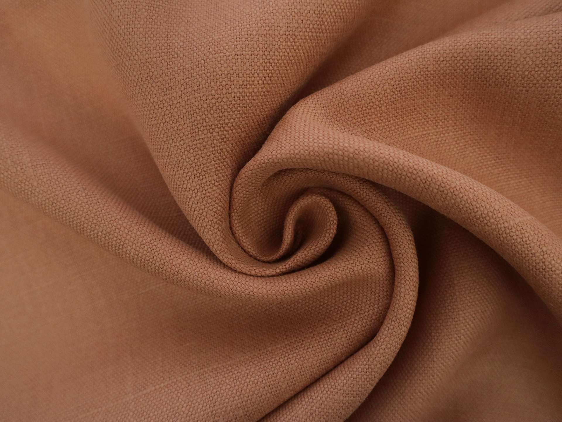 Belgian Stain Resistant Upholstery Linen in Topaz
