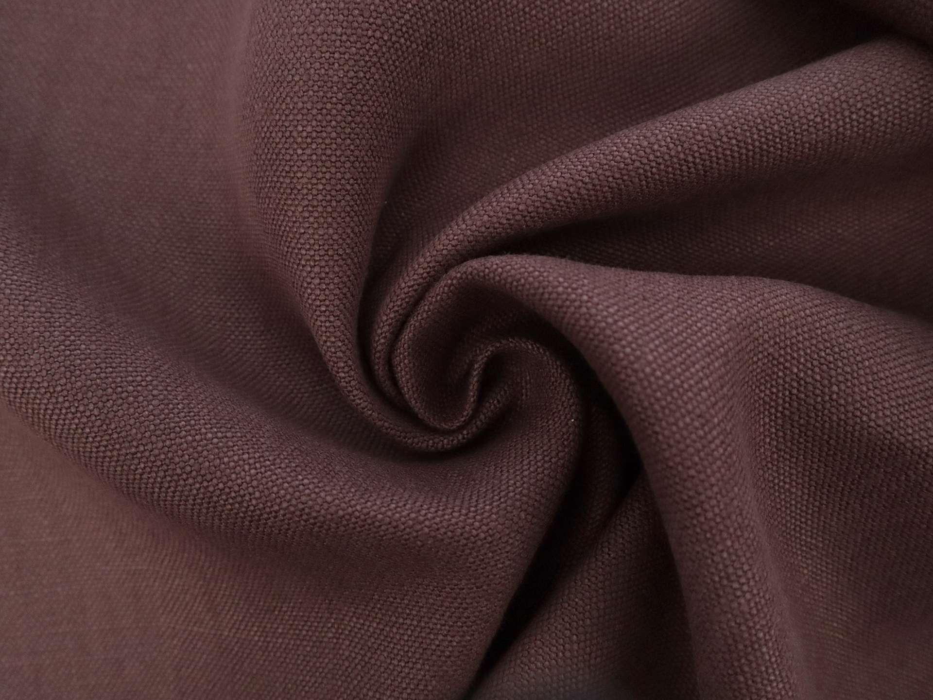 Belgian Stain Resistant Upholstery Linen in Red Earth