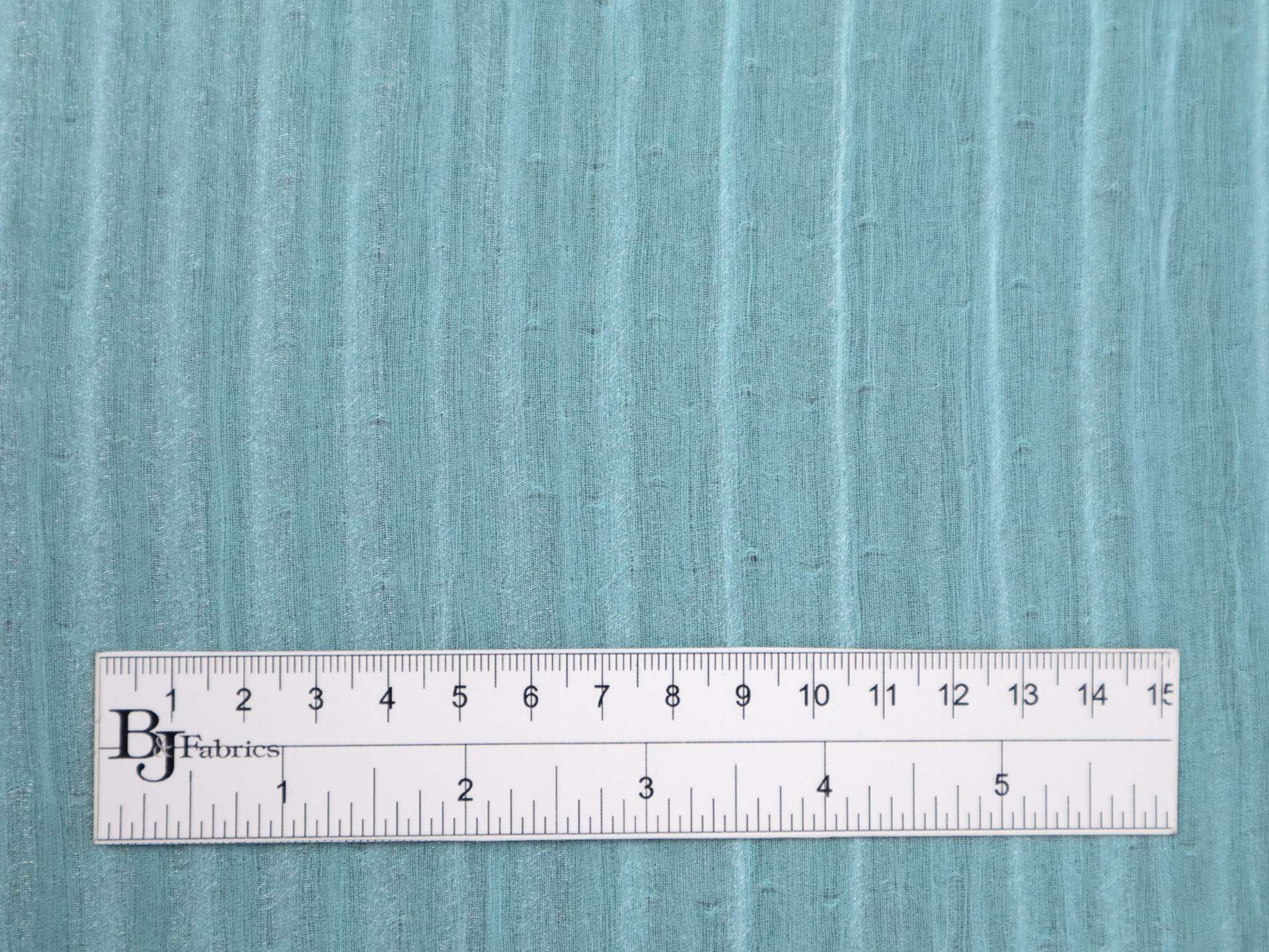Silk Blend Lurex Chiffon Cloqué in Aqua