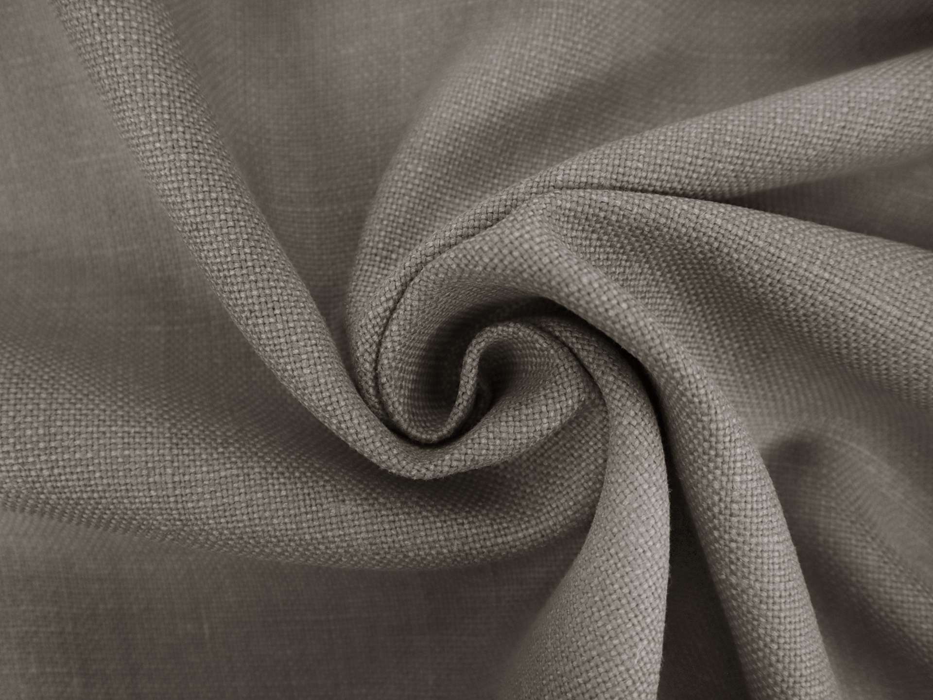 Belgian Sanforized Upholstery Linen in Charcoal