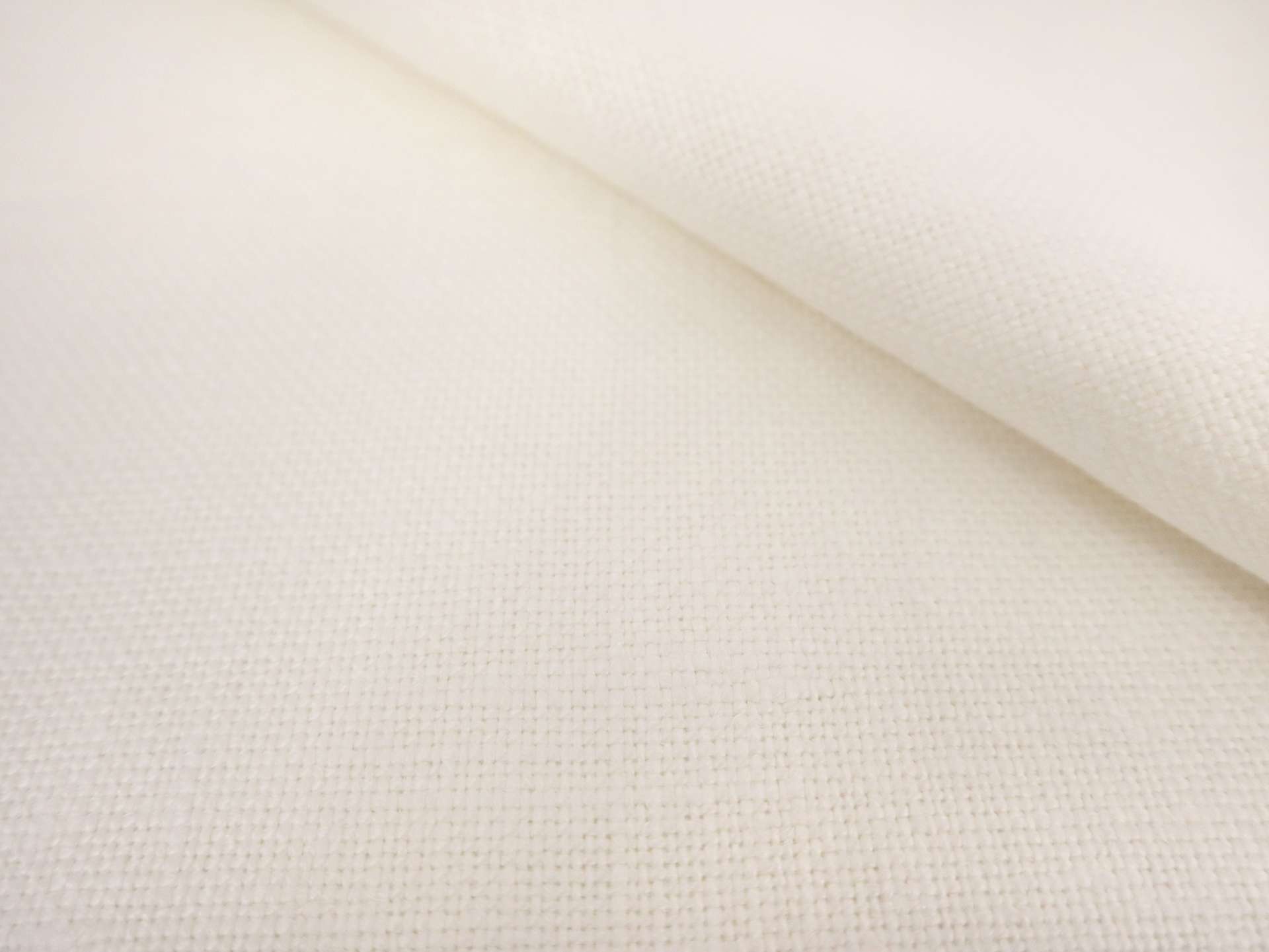 Belgian Sanforized Upholstery Linen in Oyster White