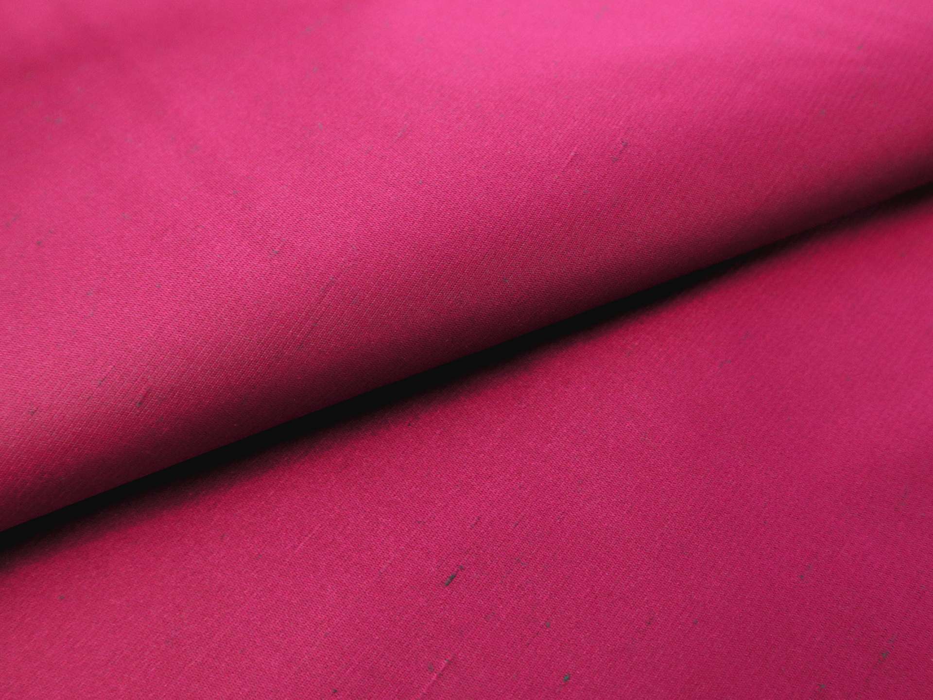 Iridescent Raw Silk Shantung in Magenta