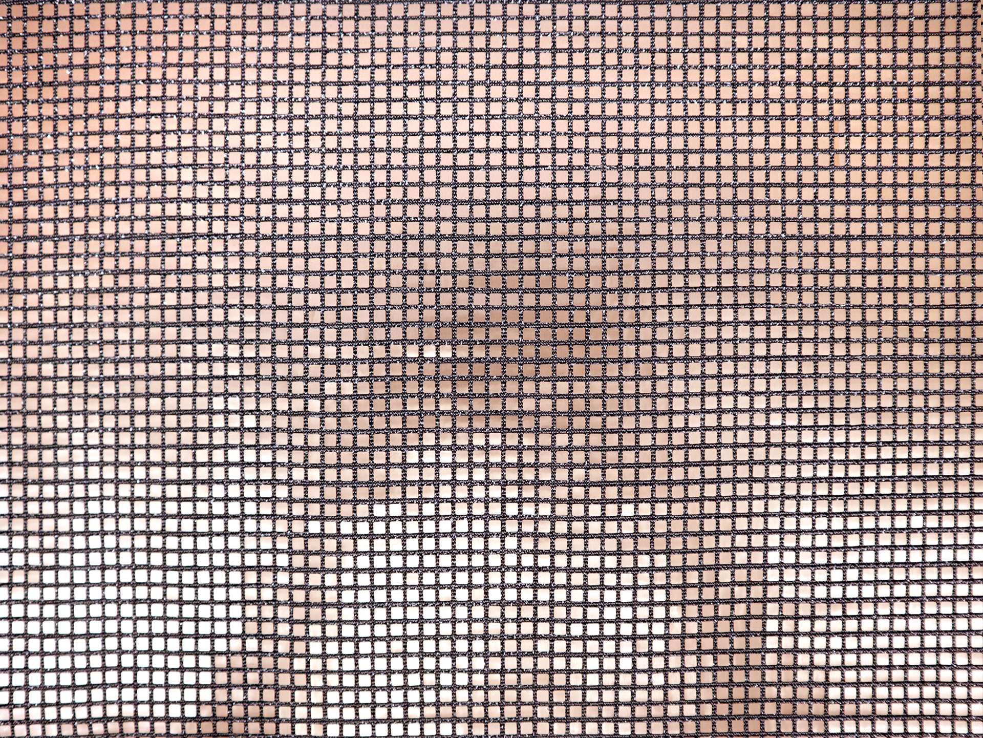 Jersey Knit with Petite Metallic Squares in Copper