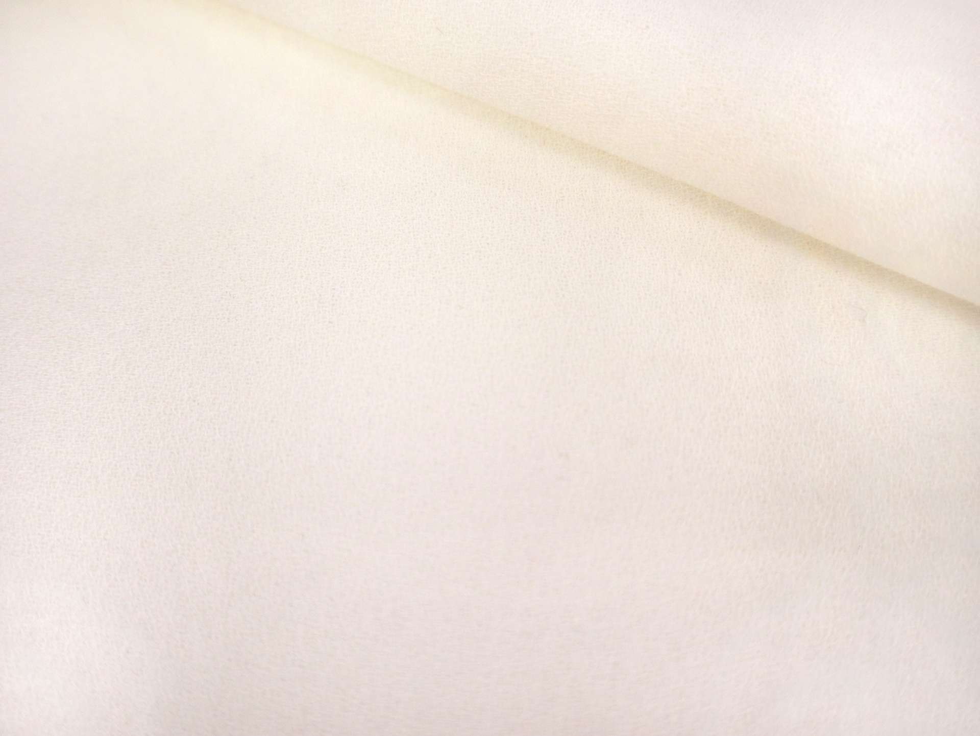 Italian Wool Crepe in Ivory
