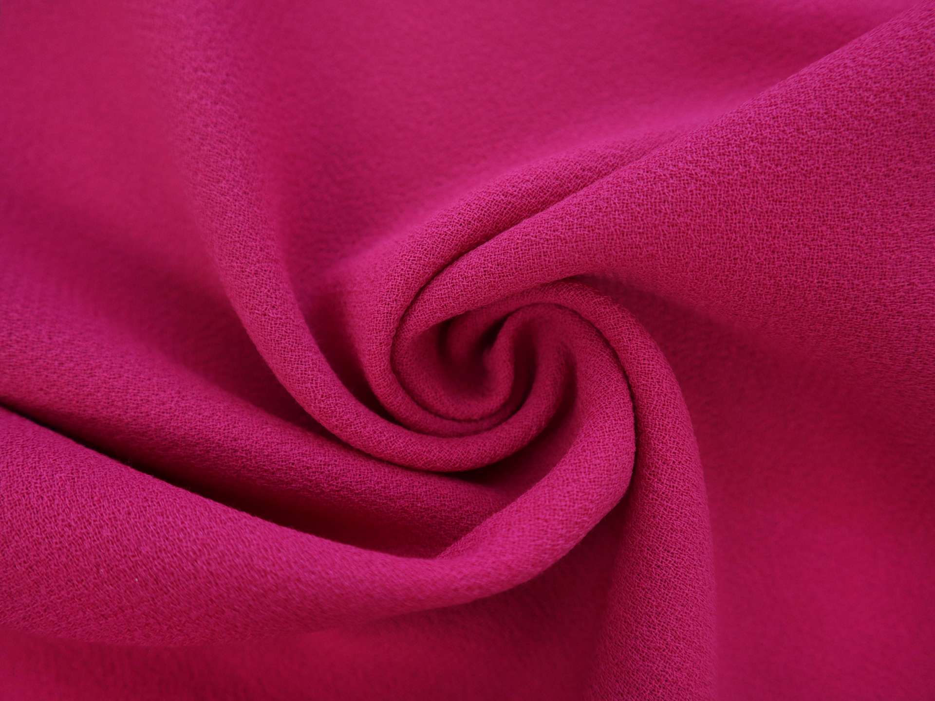 Italian Wool Double Crepe in Fuxia
