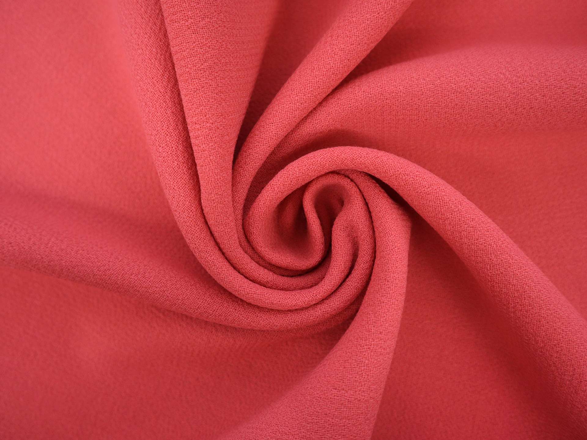 Italian Wool Double Crepe in Geranio