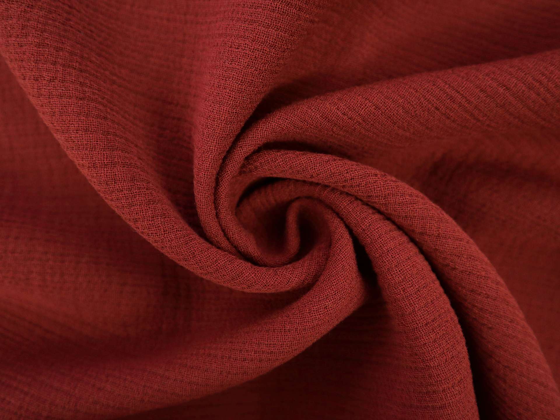 Designer Wool Novelty Double Crepe in Auburn