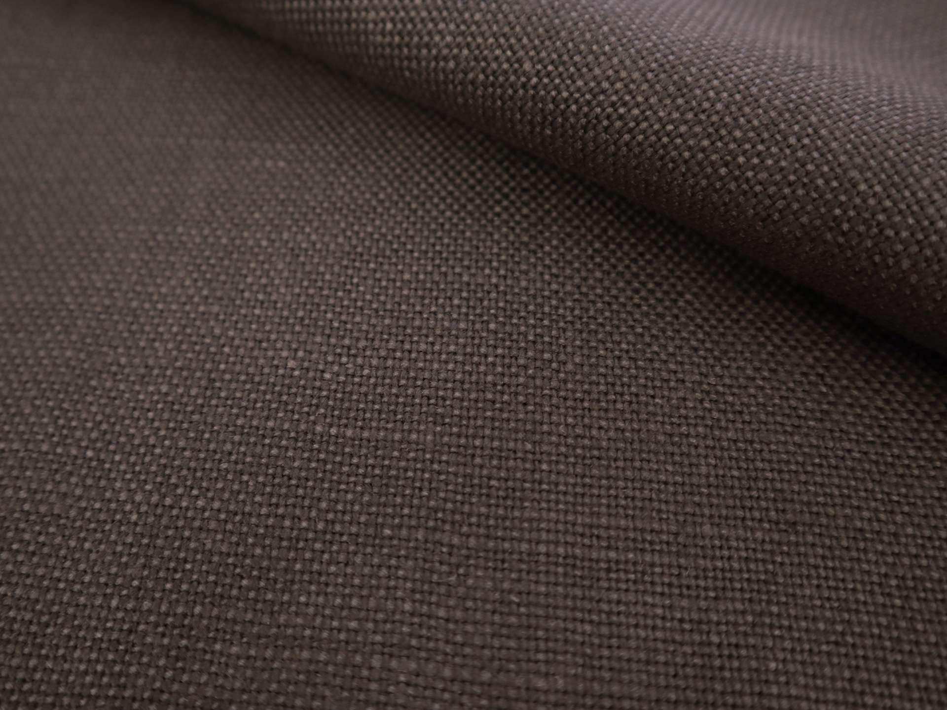 Belgian Sanforized Upholstery Linen in Espresso
