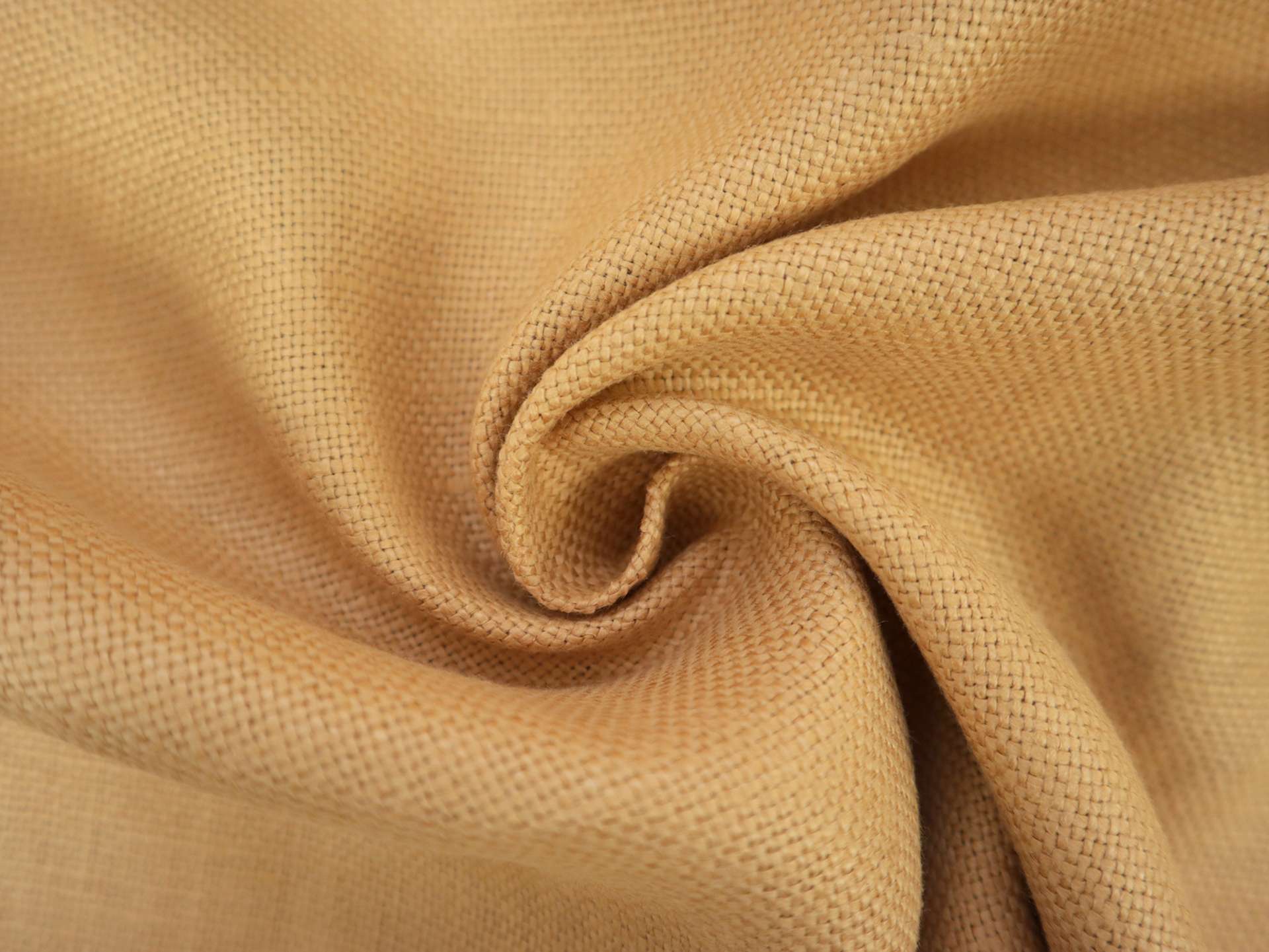 Belgian Sanforized Upholstery Linen in Goldenrod