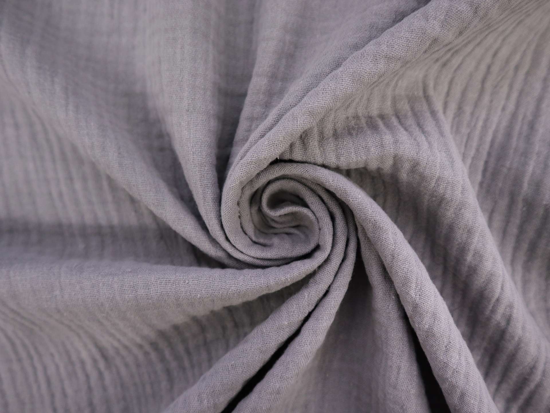 Cotton Double Gauze in Grey