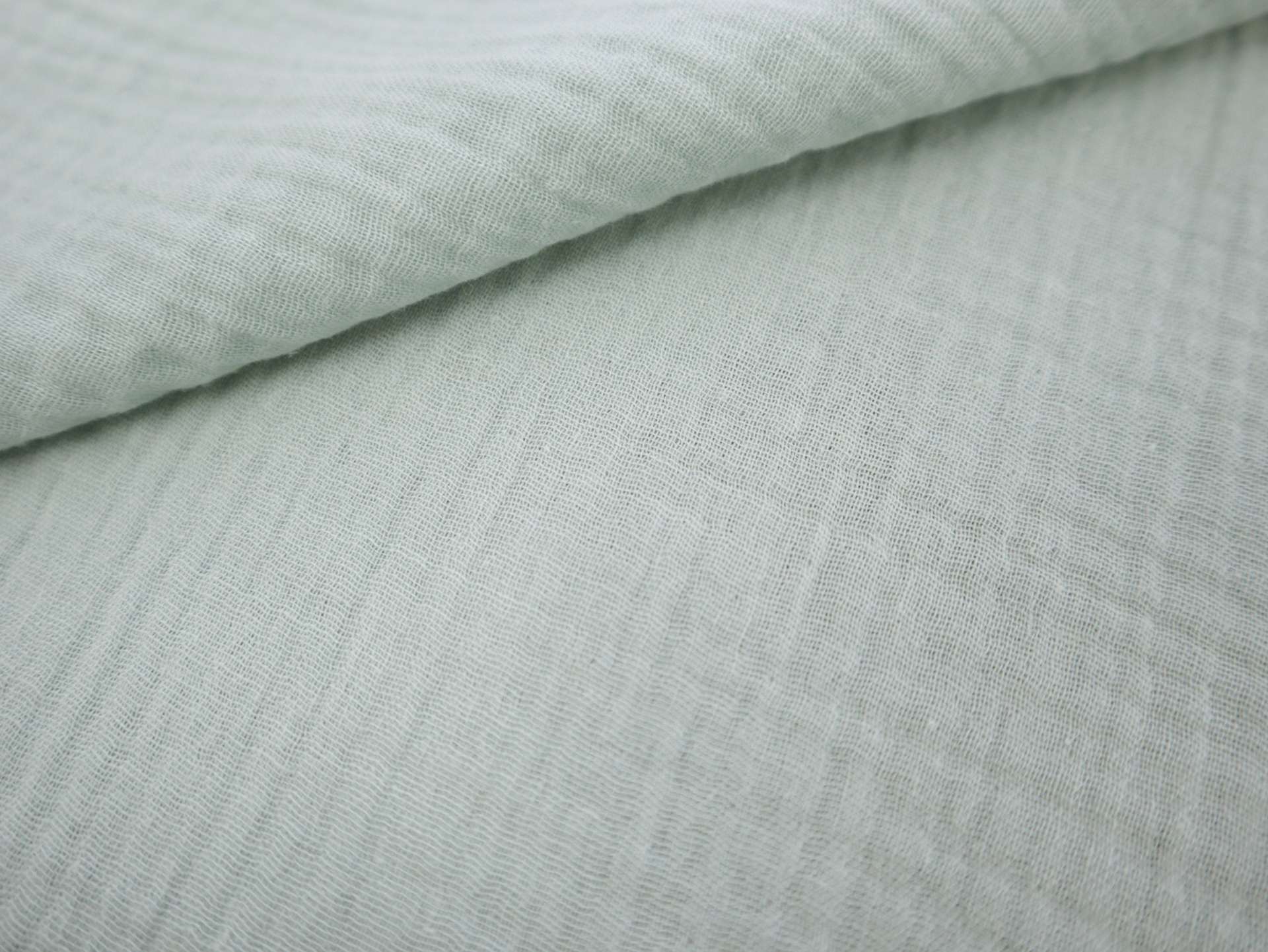 Cotton Double Gauze in Mint