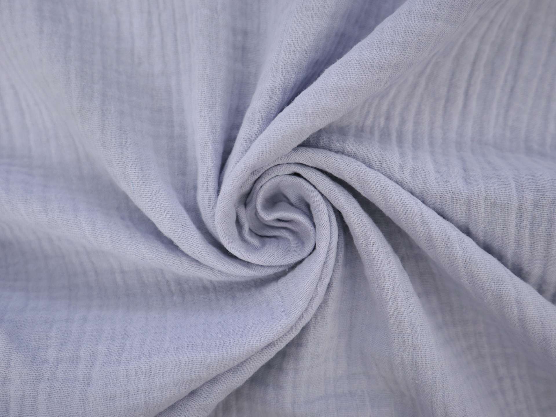 Cotton Double Gauze in Dusty Blue