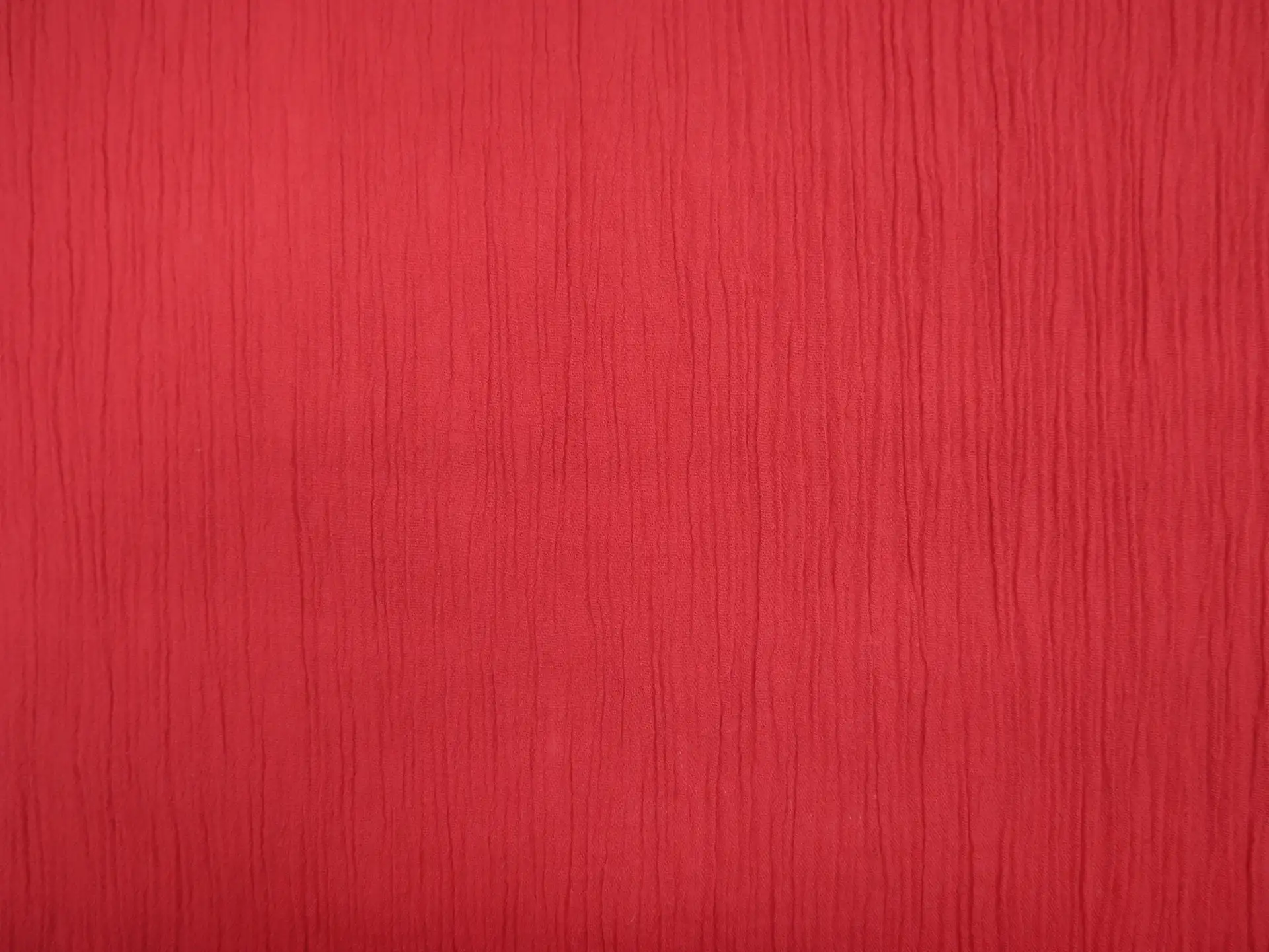 Cotton Crinkle Voile in Red