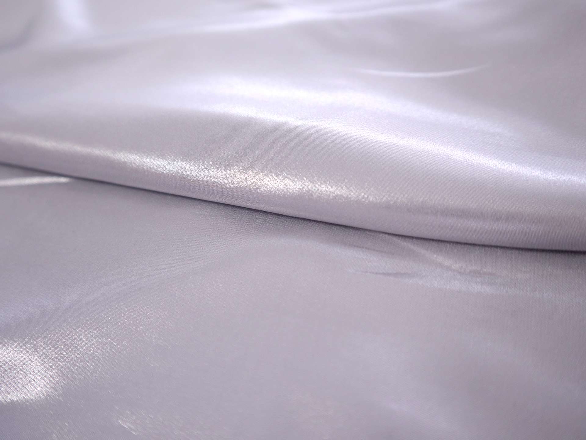 Metallic Coated Silk Chiffon in Grey