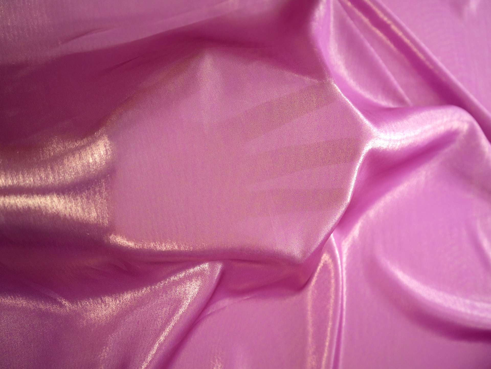Metallic Coated Silk Chiffon in Fuchsia