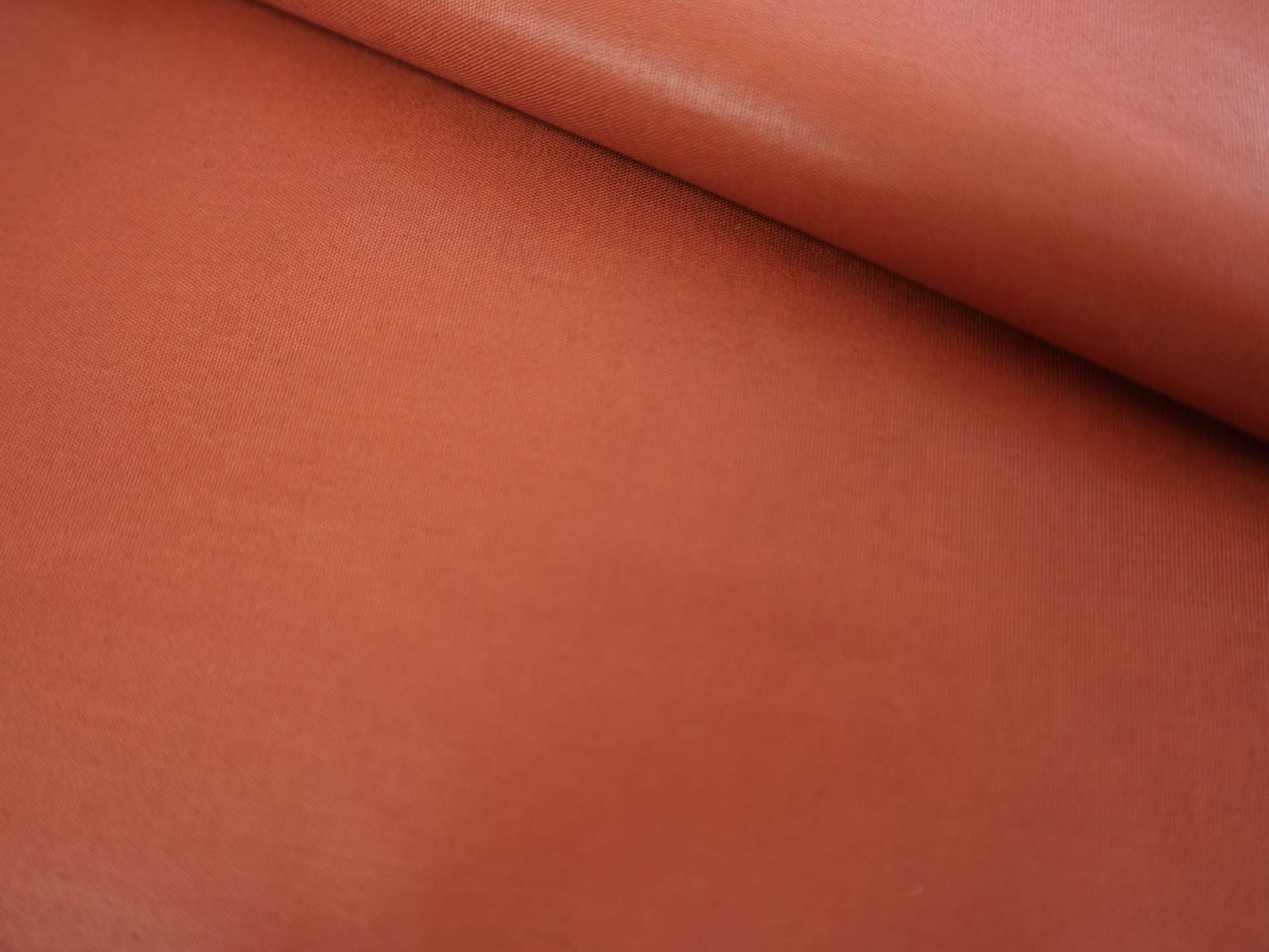 Cotton Poly Chintz in Burnt Orange