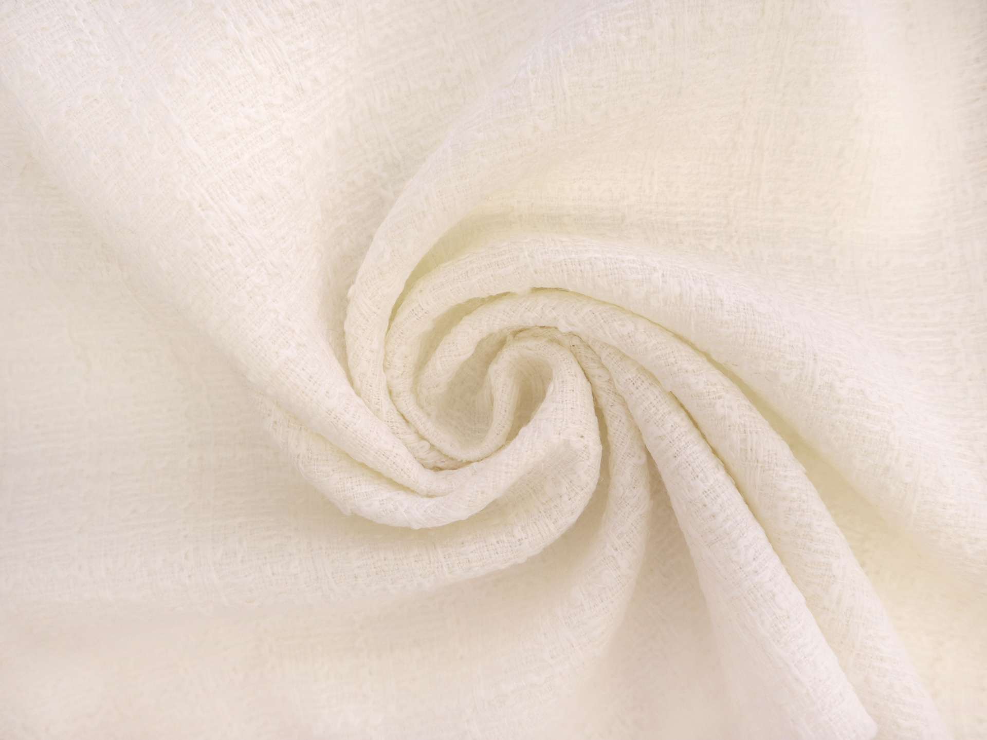 Couture Wool Tweed in Ivory