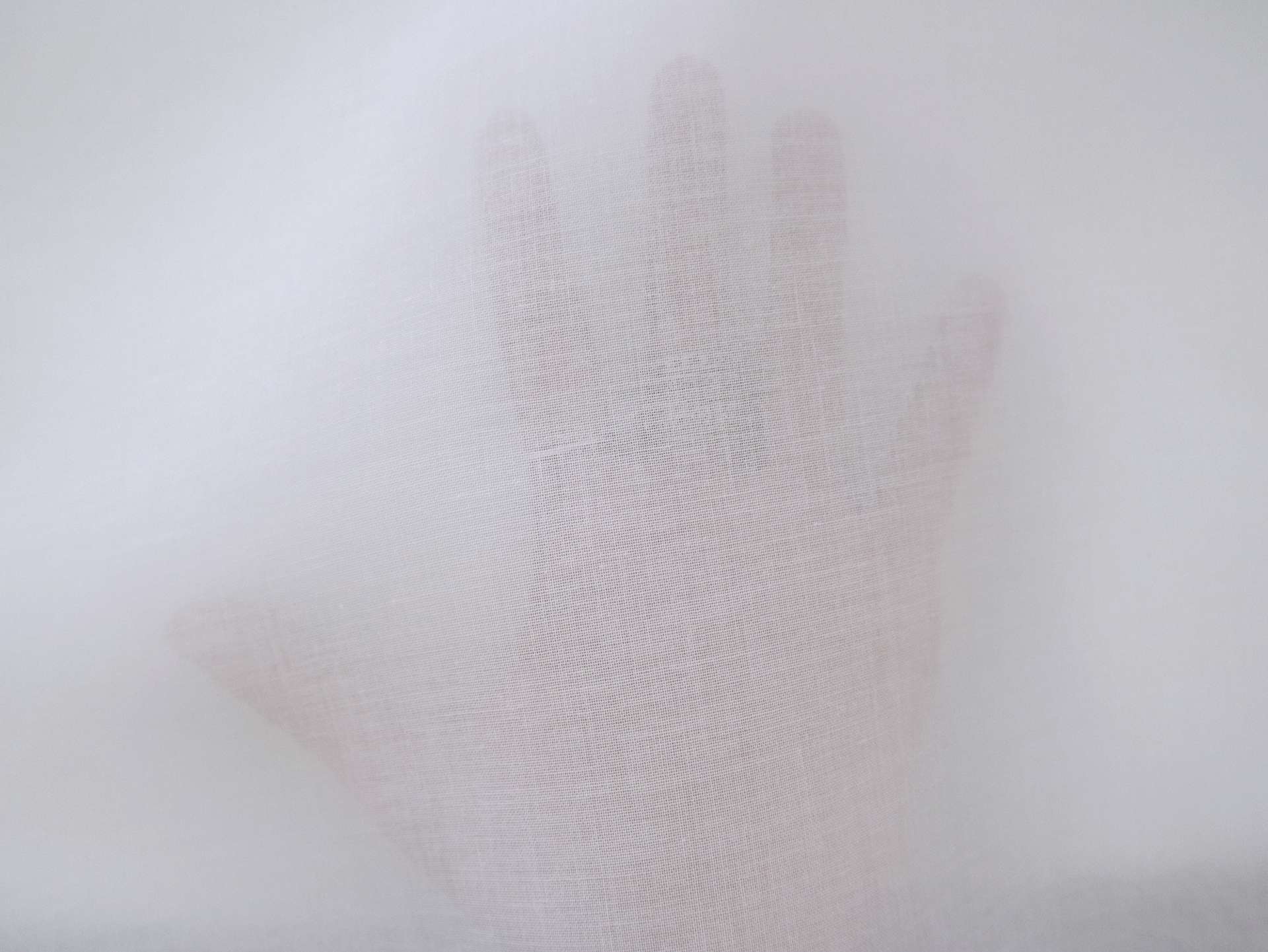 Poly Cotton Voile in White