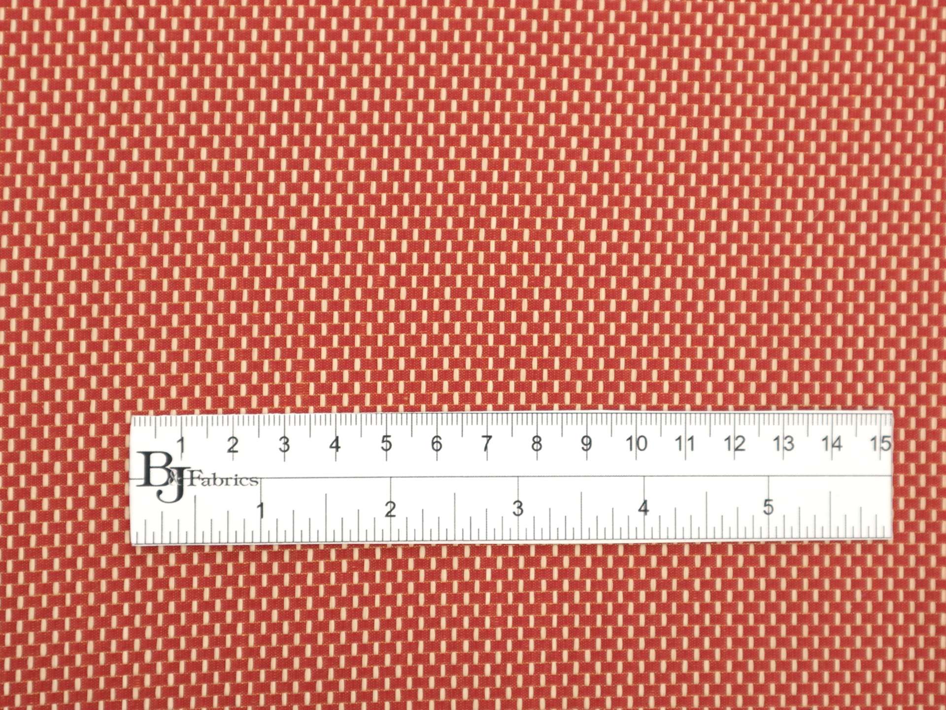 Rayon and Cotton Blend Raffia in Red