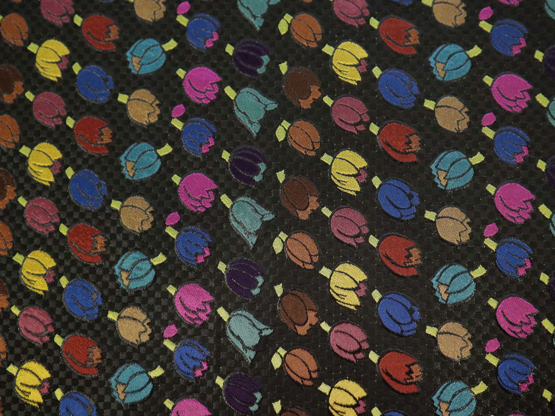 Polyester and Viscose Blend Brocade