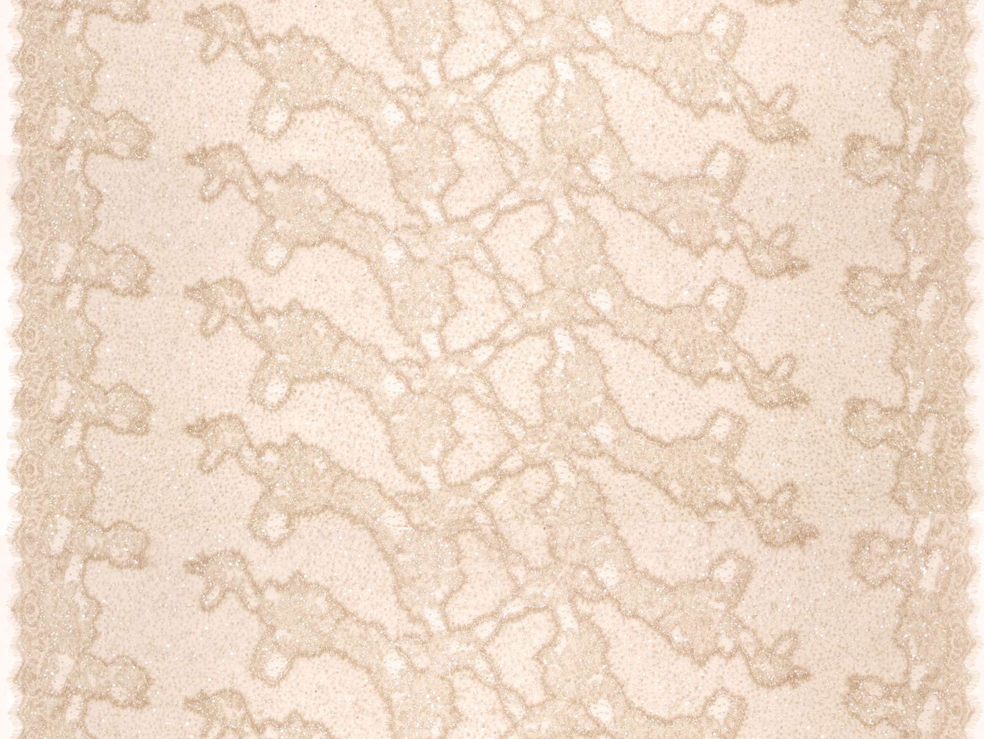Beaded Chantilly Lace in Light Nude 