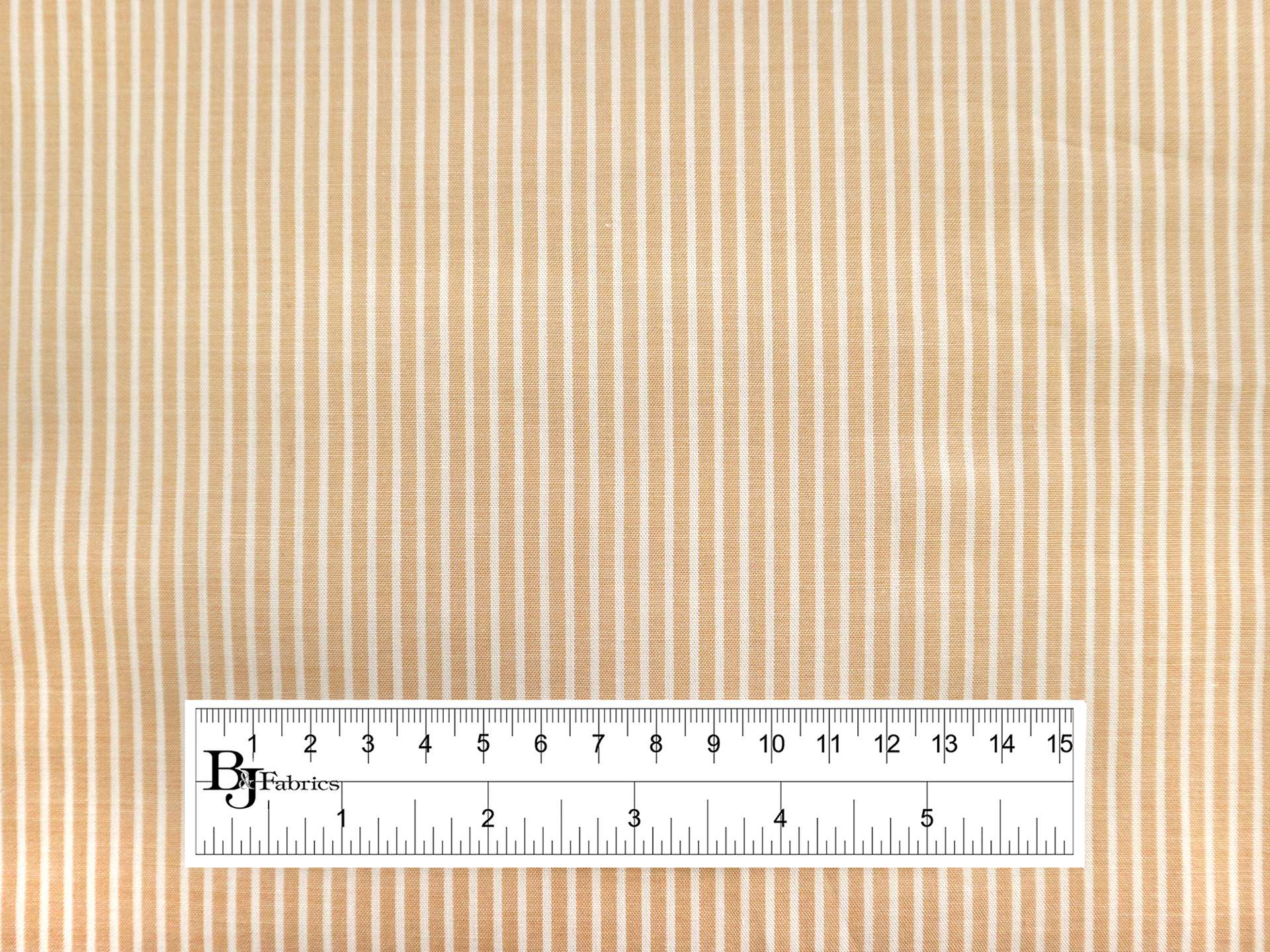 Japanese Cotton Yarn Dye Stripe in Yellow