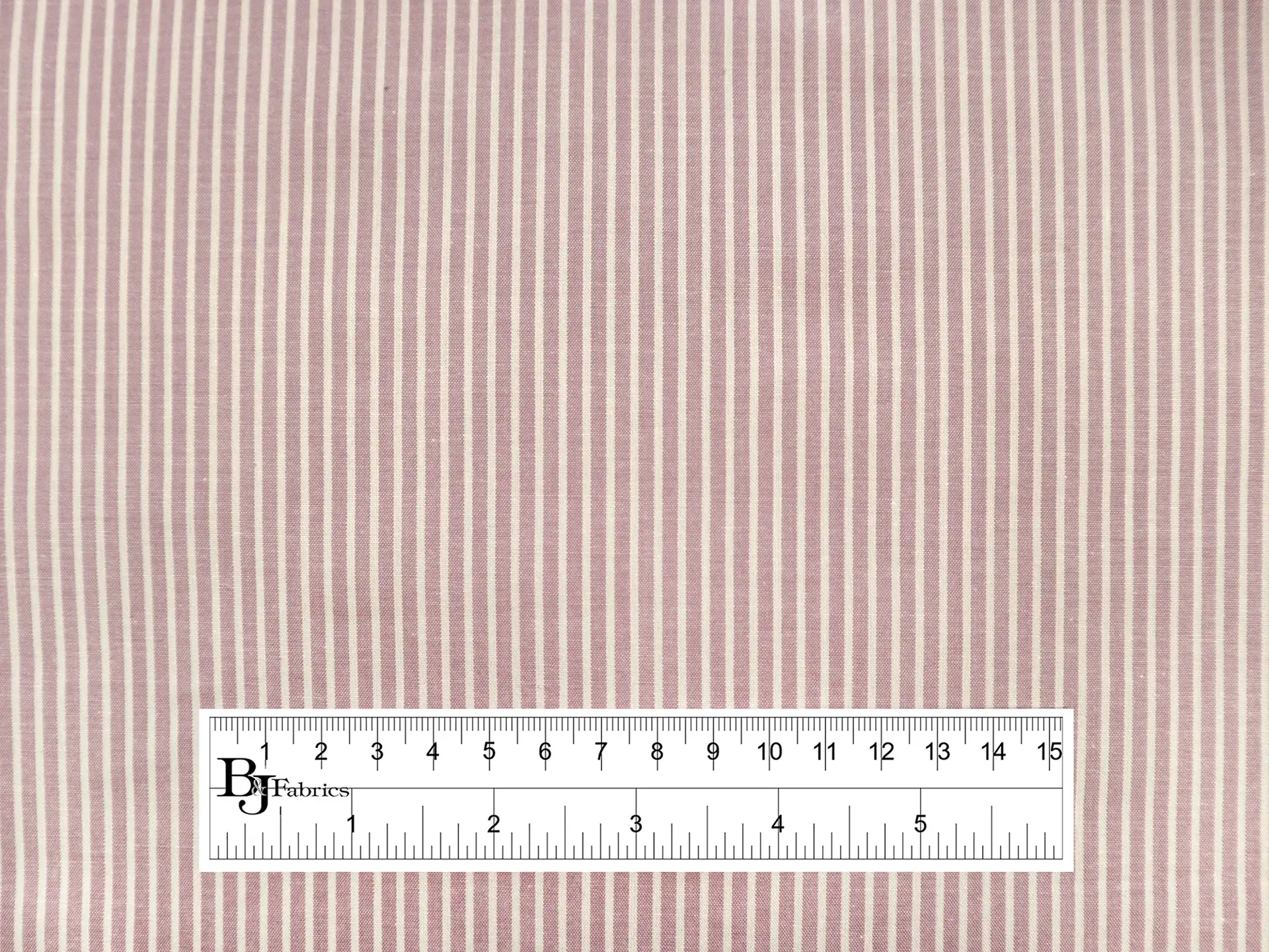 Japanese Cotton Yarn Dye Stripe in Lilac