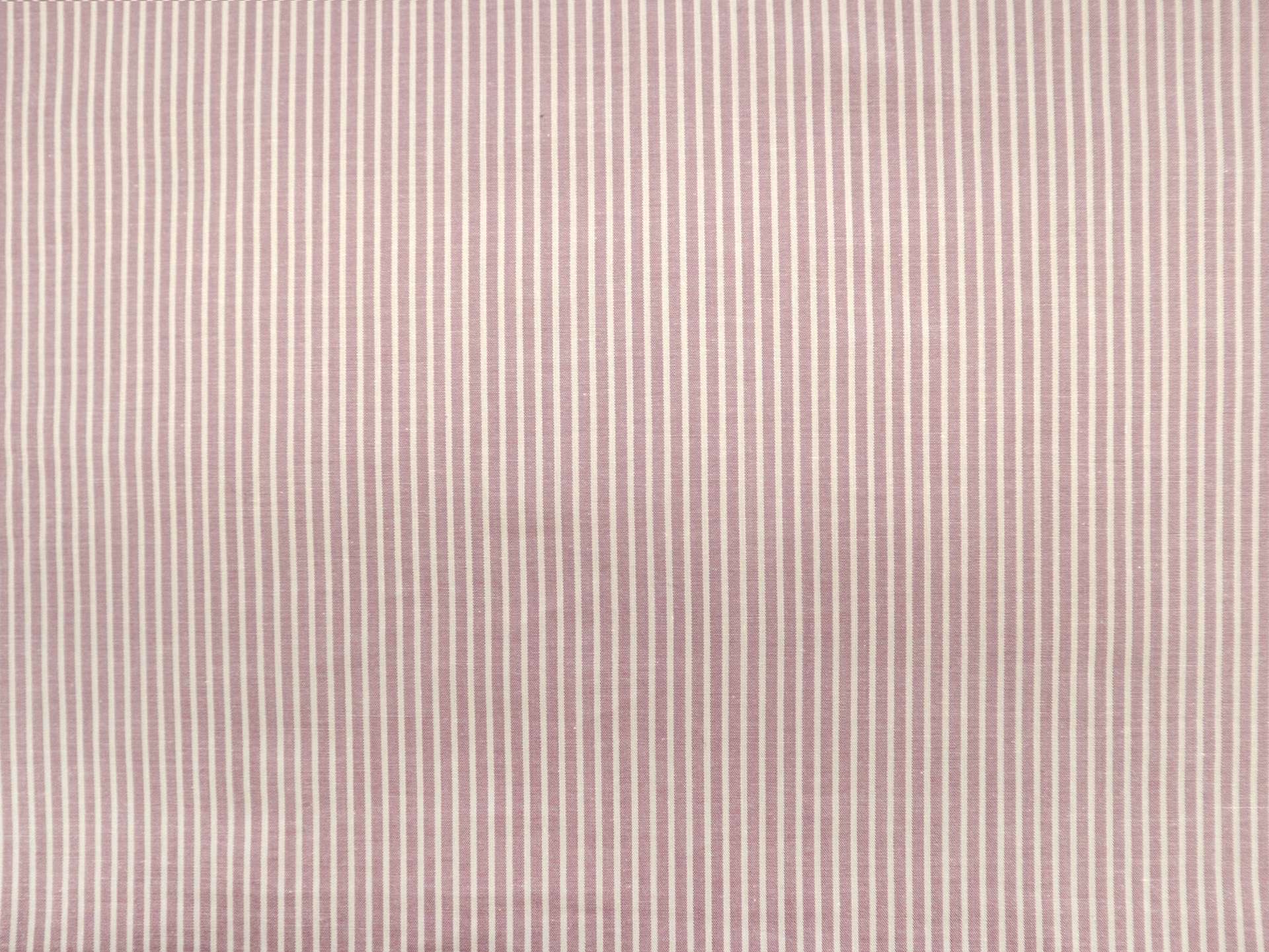 Japanese Cotton Yarn Dye Stripe in Lilac