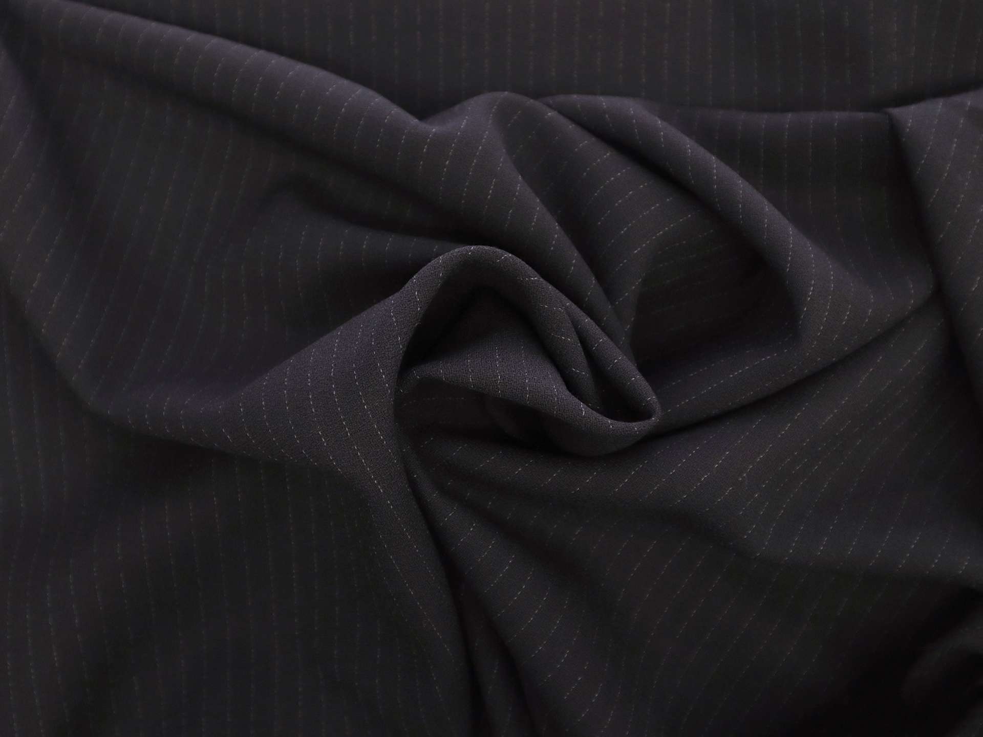 Italian Wool Crepe Stripe