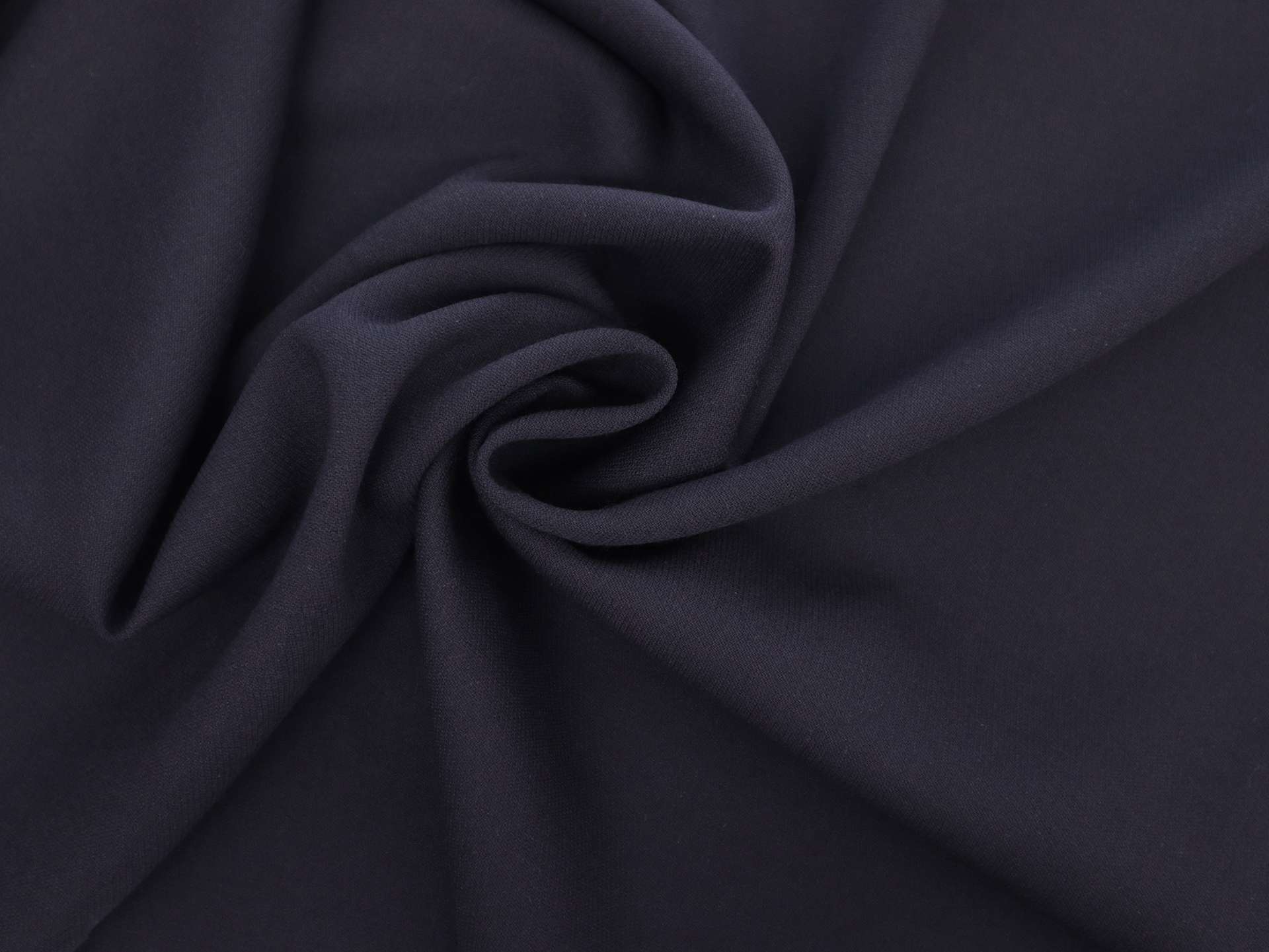 Italian Wool Crepe in Very Dark Navy