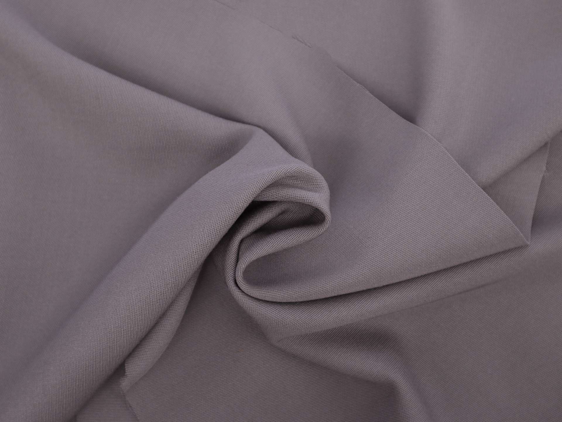 Italian Virgin Wool Cover Crepe in Medium Grey