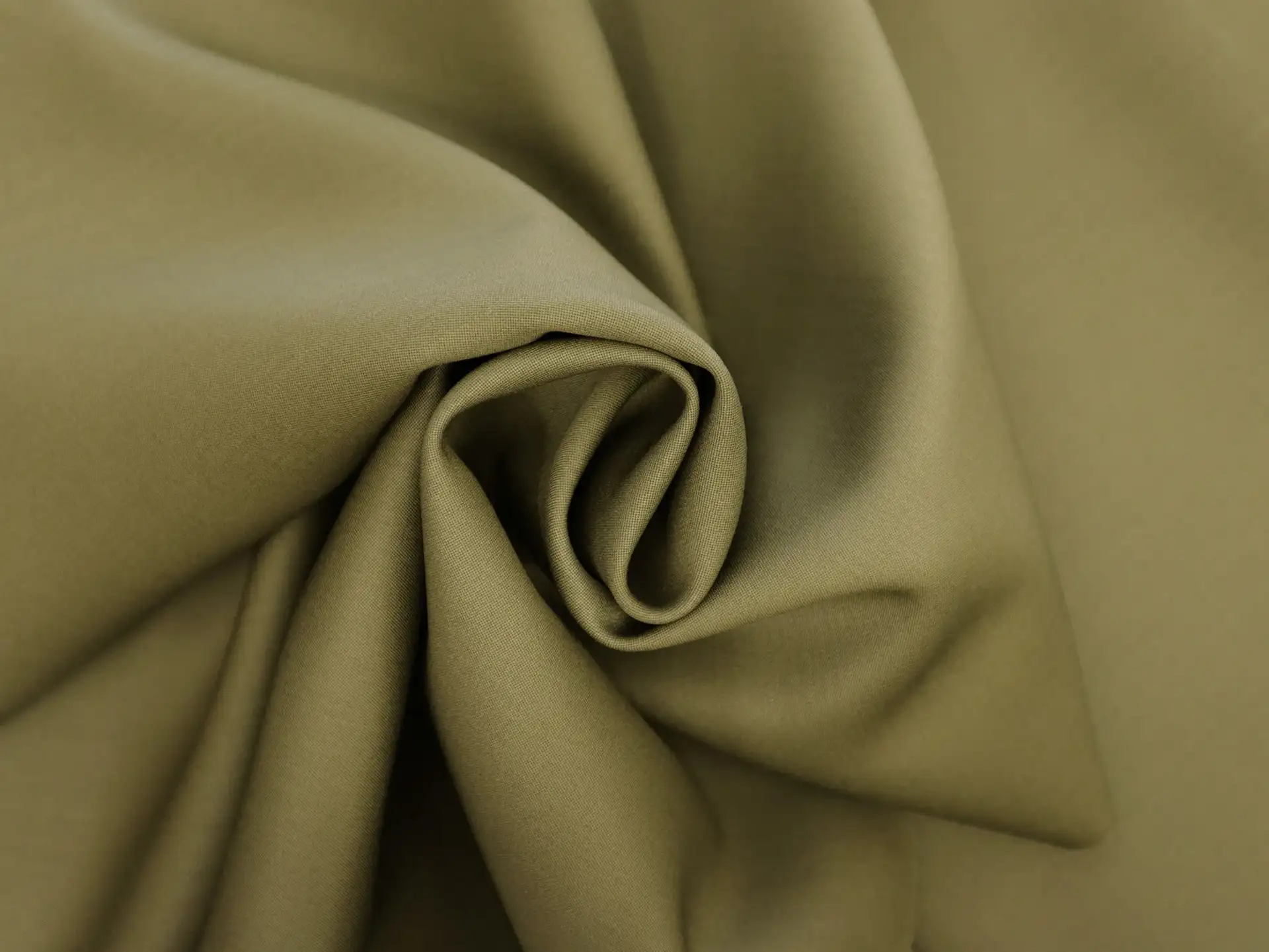 Designer Wool Doubleface Gabardine in Army Green
