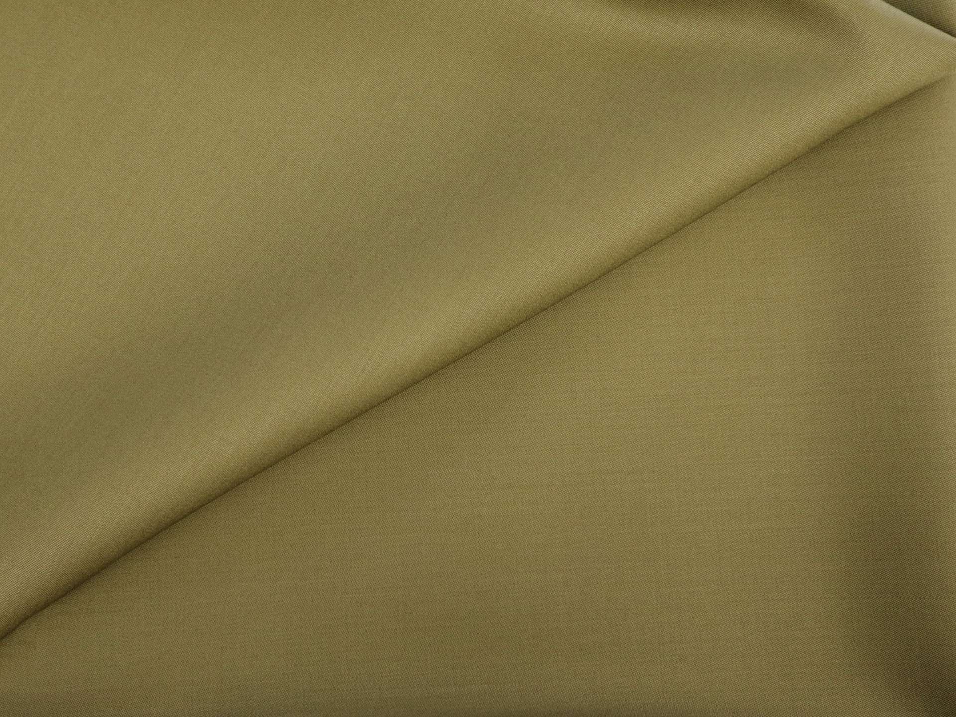 Designer Wool Doubleface Gabardine in Army Green
