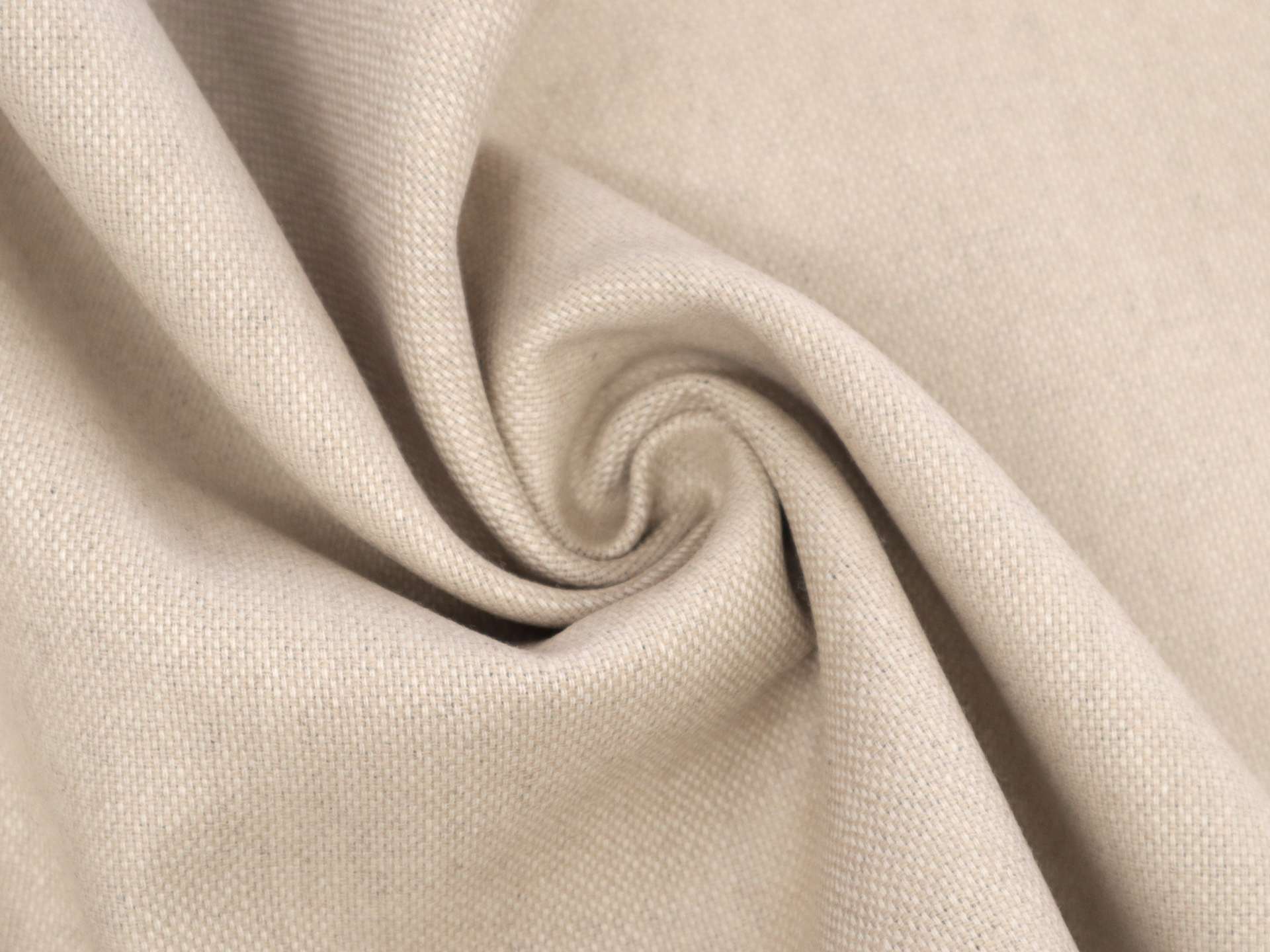 Italian Wool Doubleface Novelty in Beige & Black