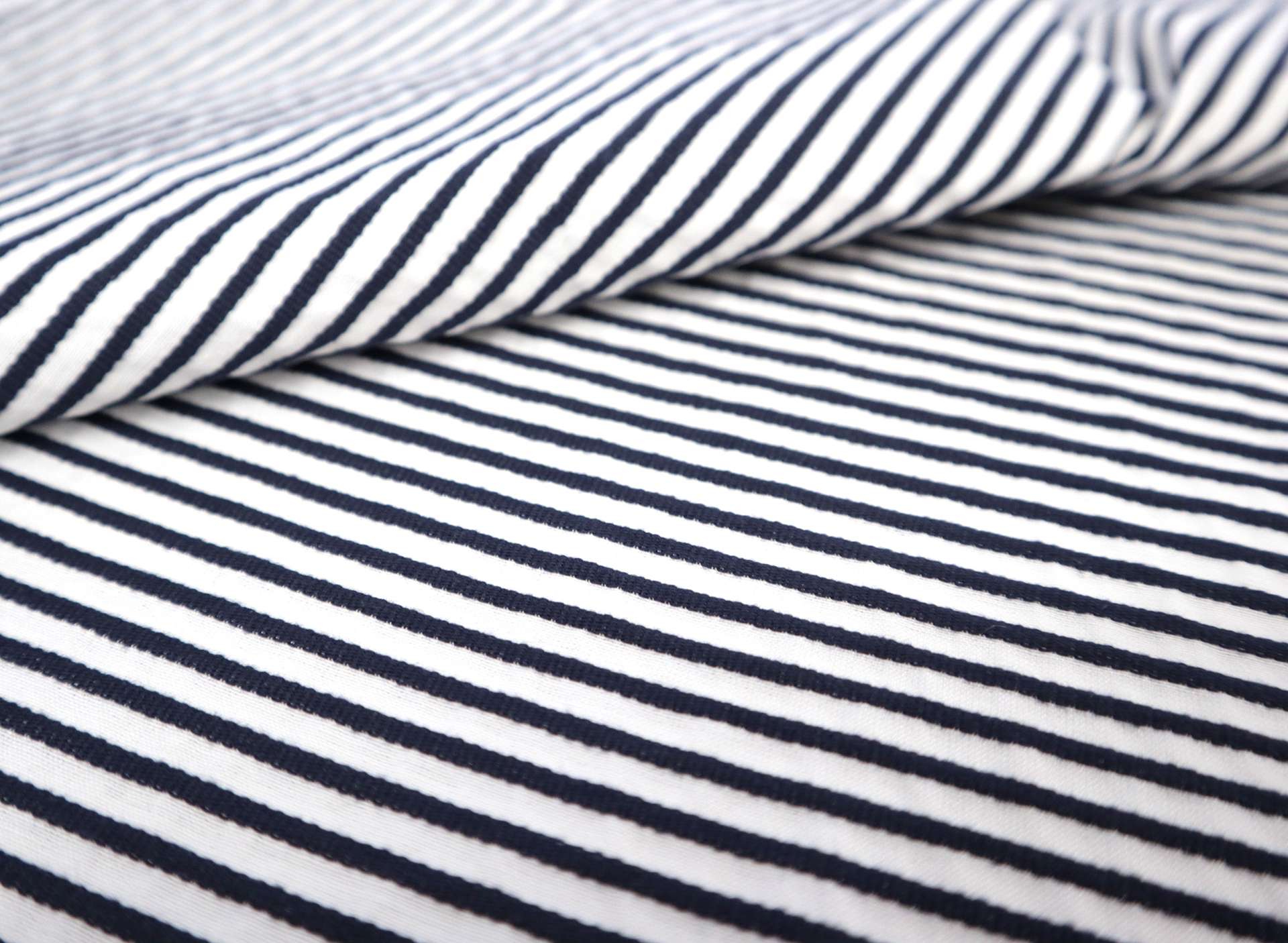 Textured Stripe in Navy