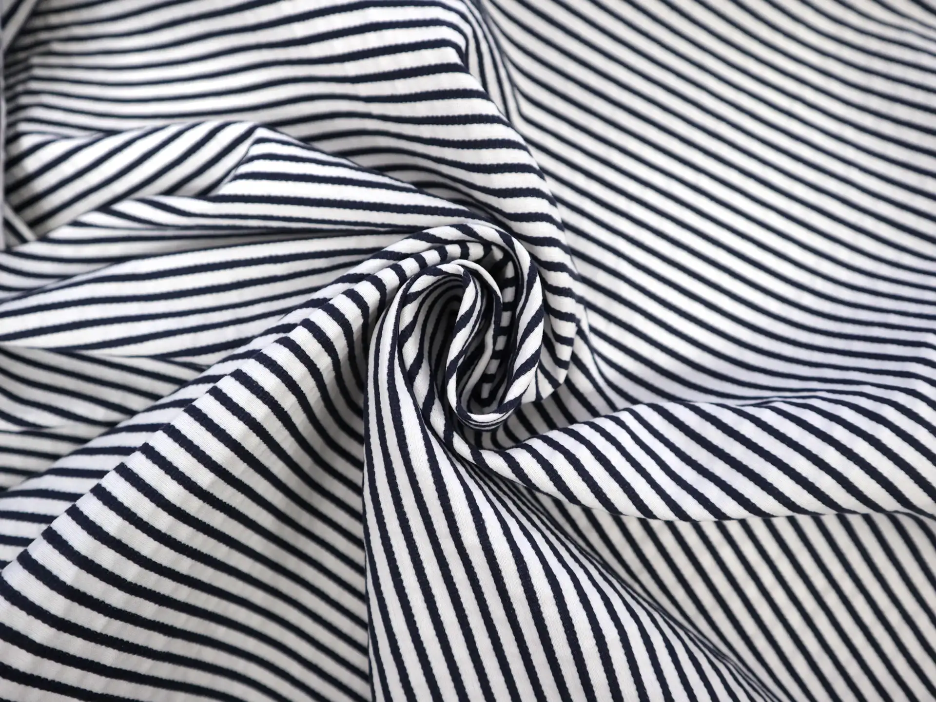 Textured Stripe in Navy