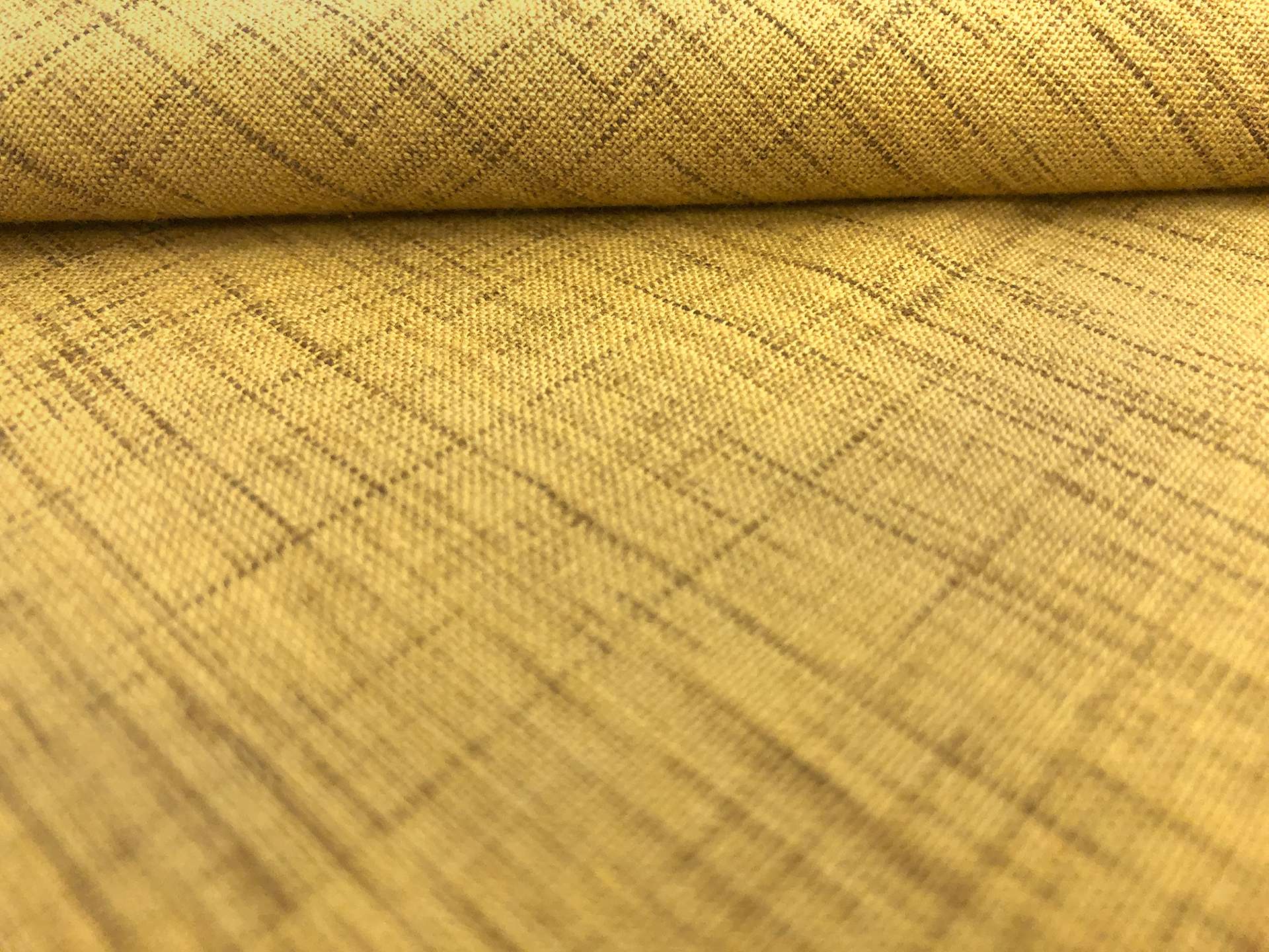 Yarn Dyed Cotton Novelty in Mustard