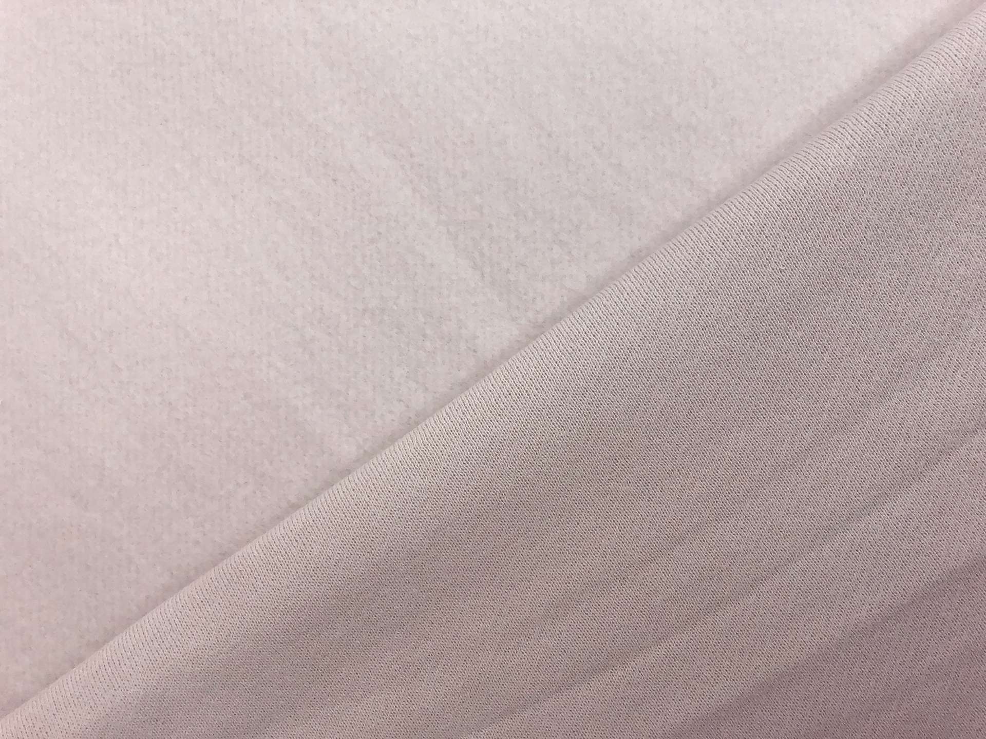 Japanese Cotton Sweatshirt Fleece in Quartz