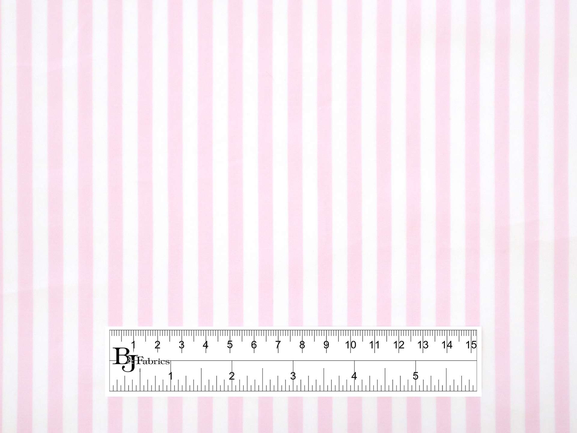Cotton Woven Regency Stripe in Pale Pink