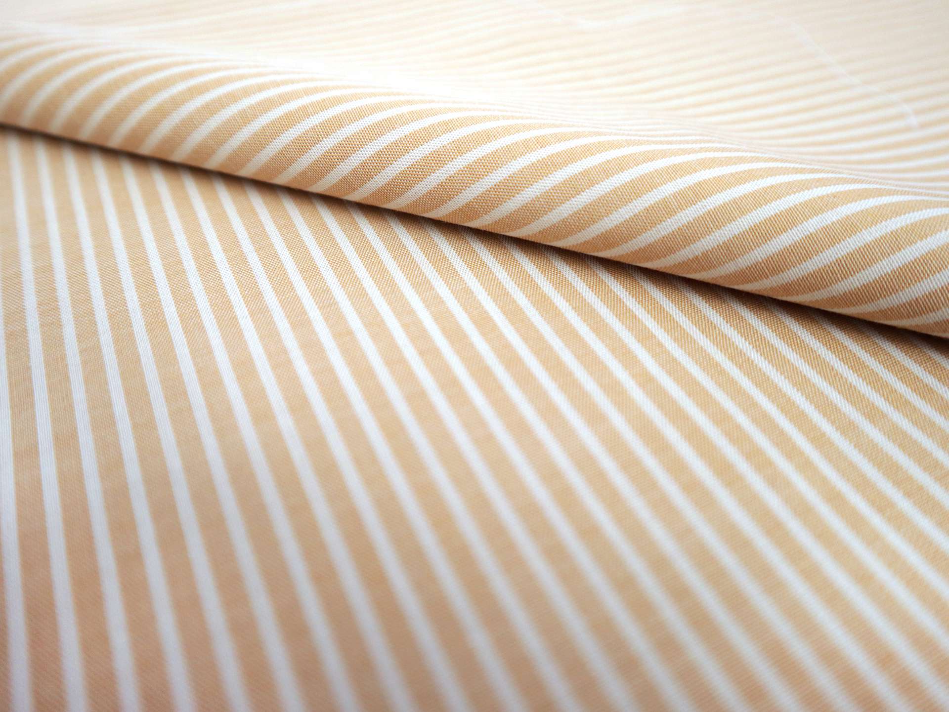 Japanese Cotton Yarn Dye Stripe in Yellow
