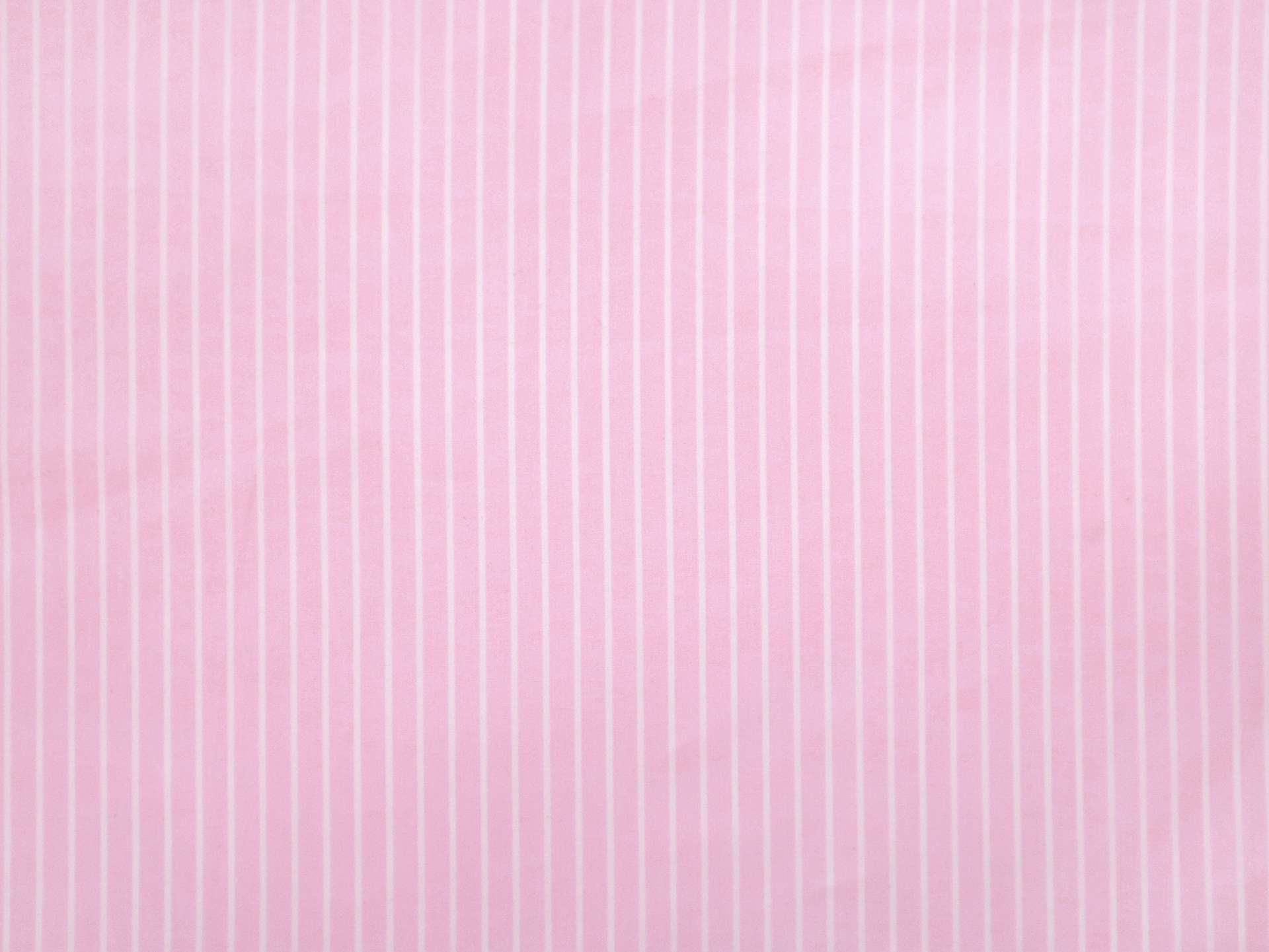 Cotton Printed Pencil Stripe in Pink