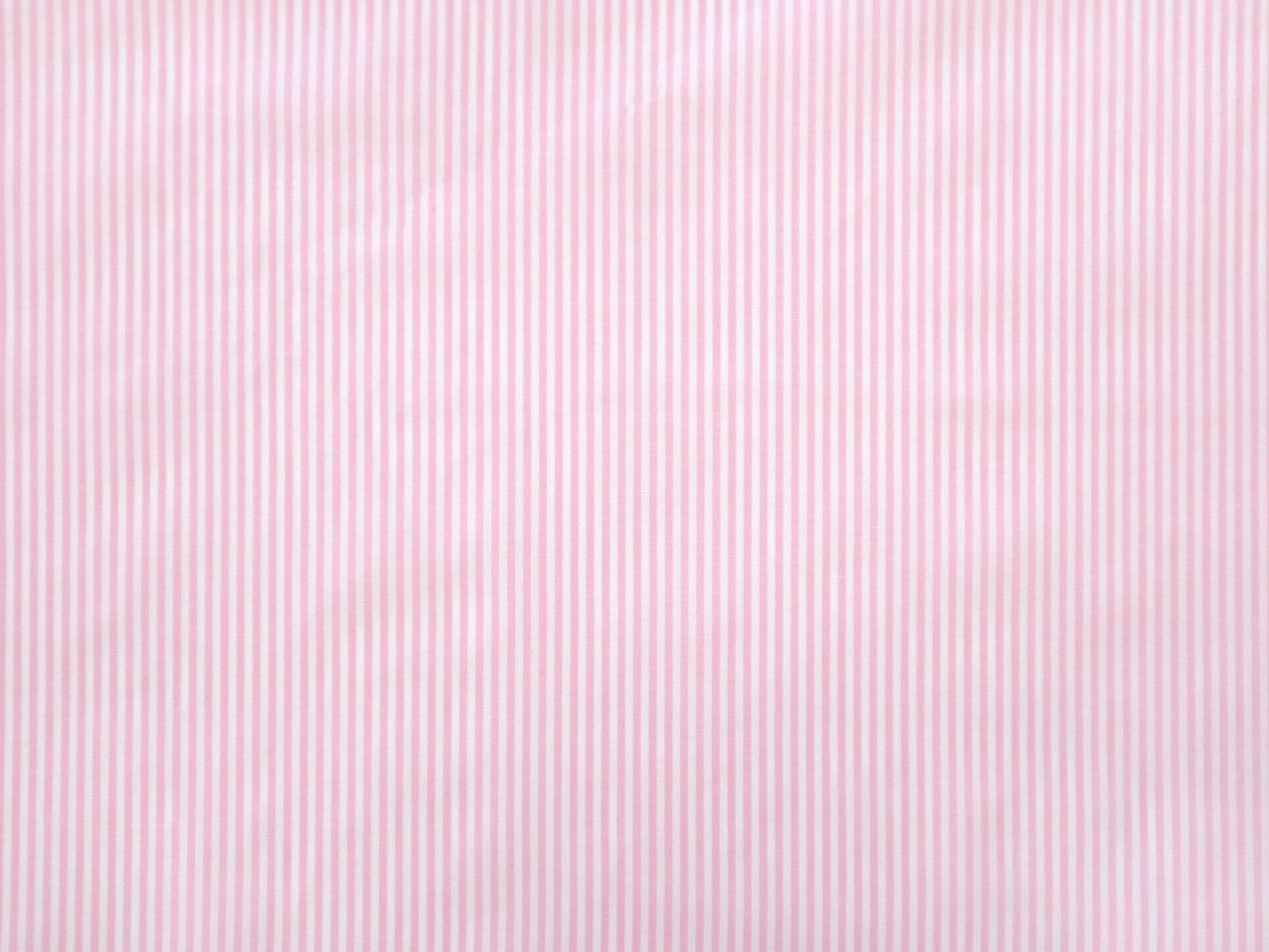 Cotton Woven Candy Stripe in Pink