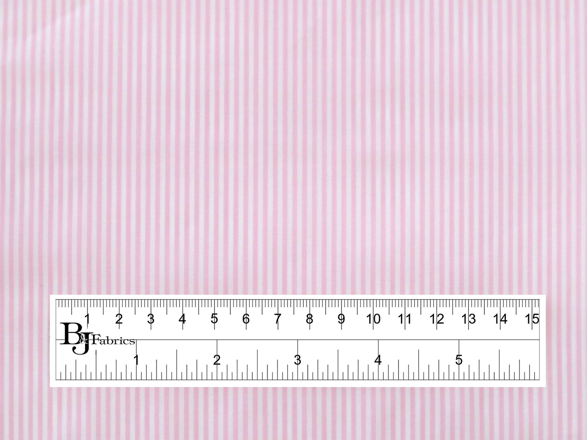 Cotton Woven Candy Stripe in Pink