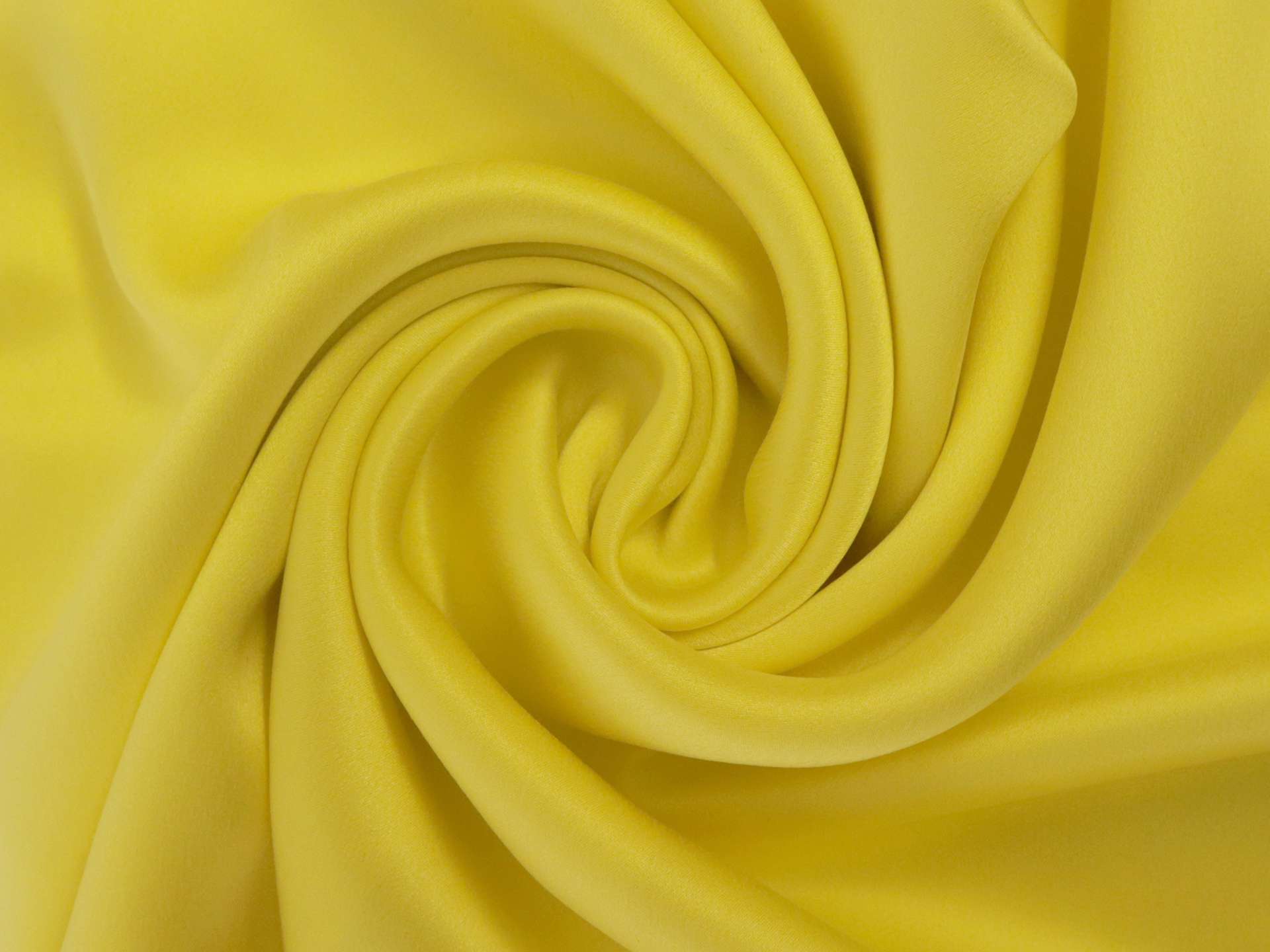 Sueded Silk Charmeuse in Hot Yellow