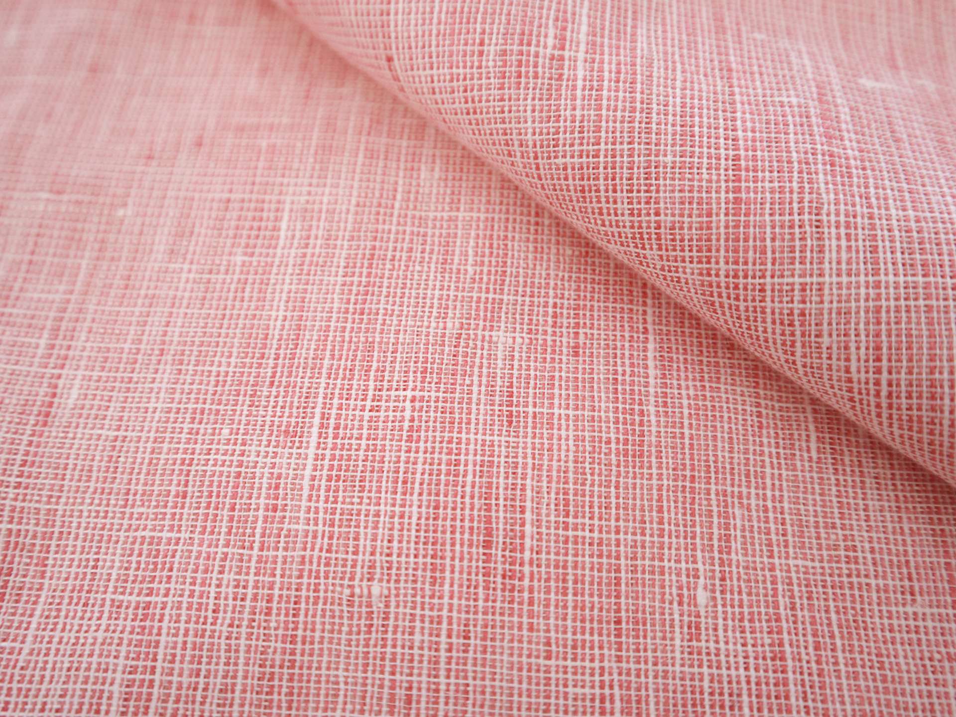 Two Toned Linen Mesh in Red