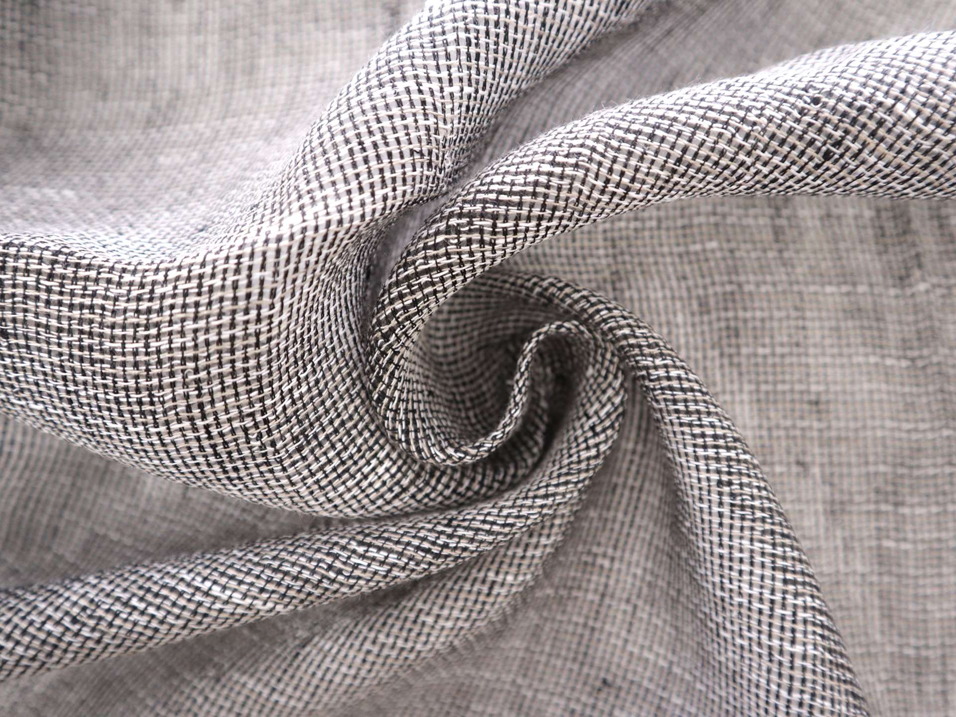 Two Toned Linen Mesh in Black, Beige, and White
