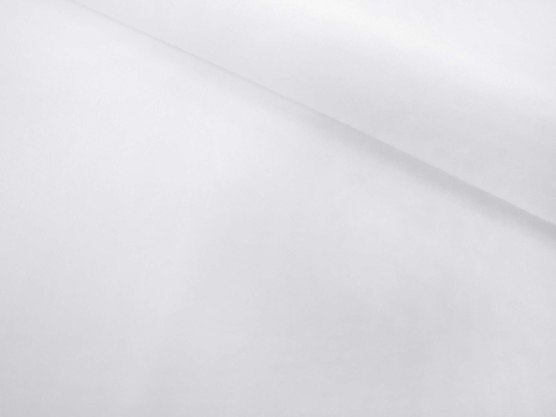 Poly Cotton Broadcloth in White