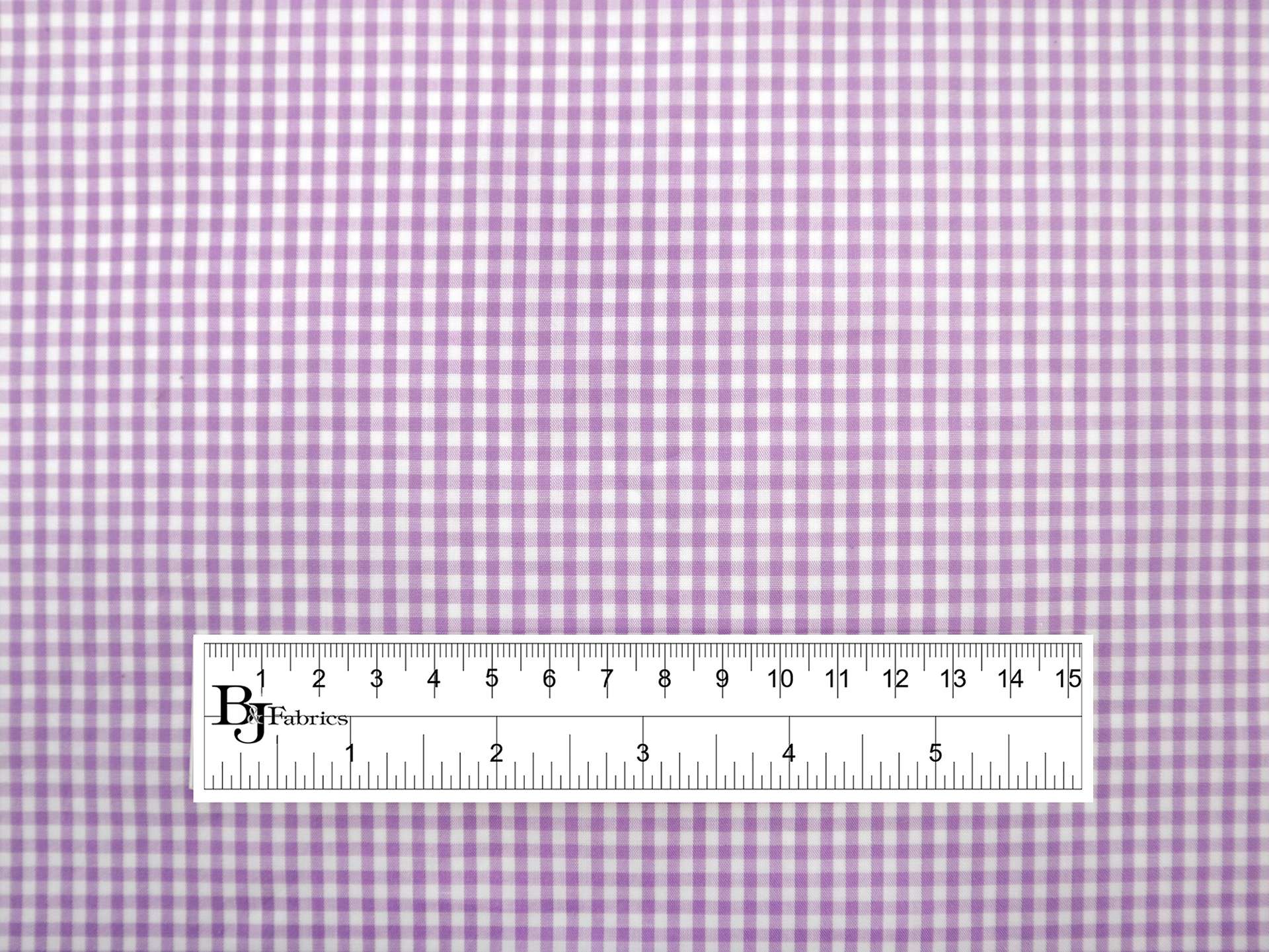 1/8" Cotton Gingham in Lilac