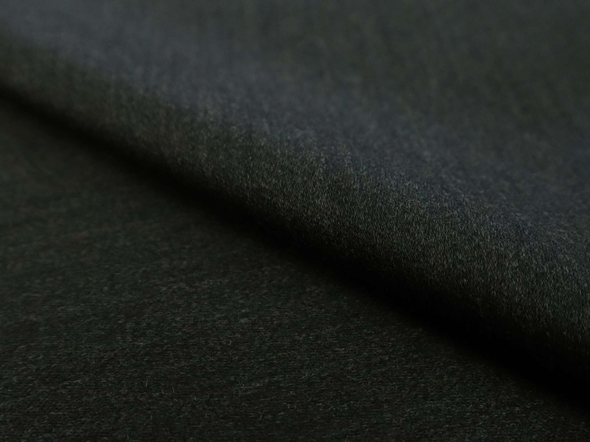 Italian Wool Satin in Moss Green